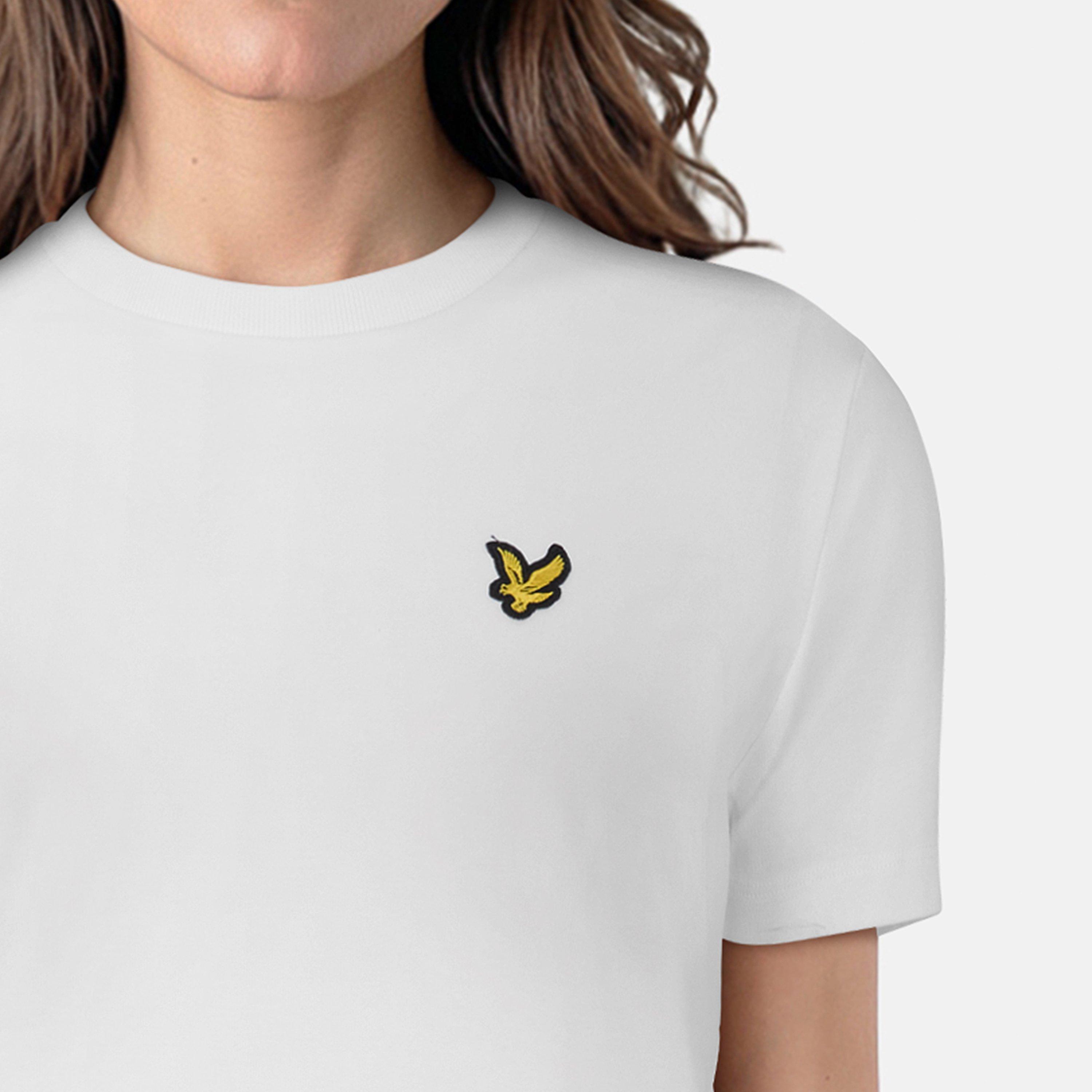 White - Lyle and Scott - Women's Oversized T-Shirt - 5