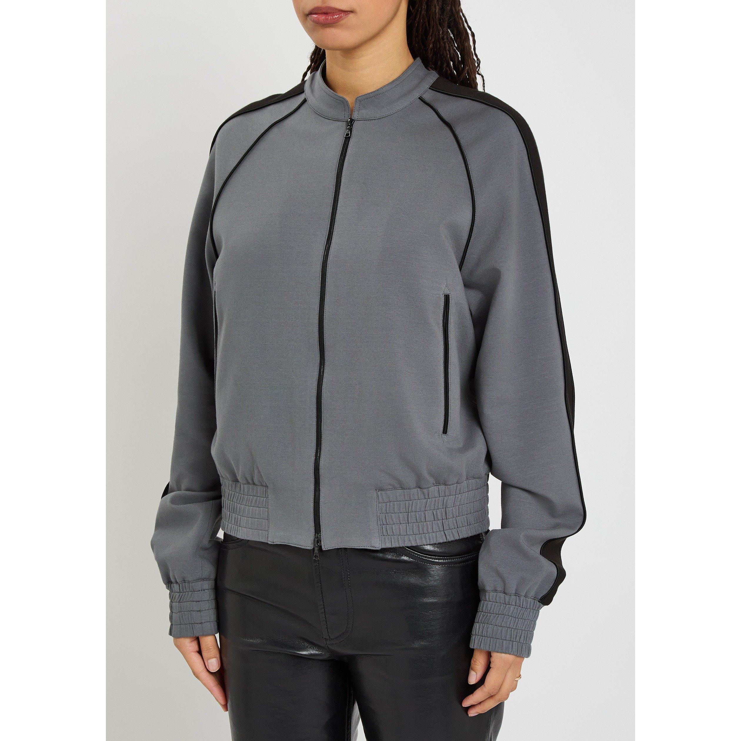 GREY - Aaron Esh - JERSEY VARSITY JACKET - 2