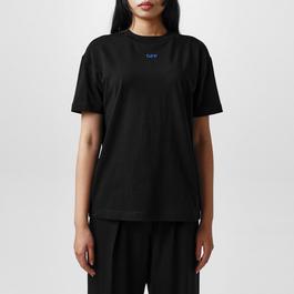 Off White Arrow Embroidered T Shirt