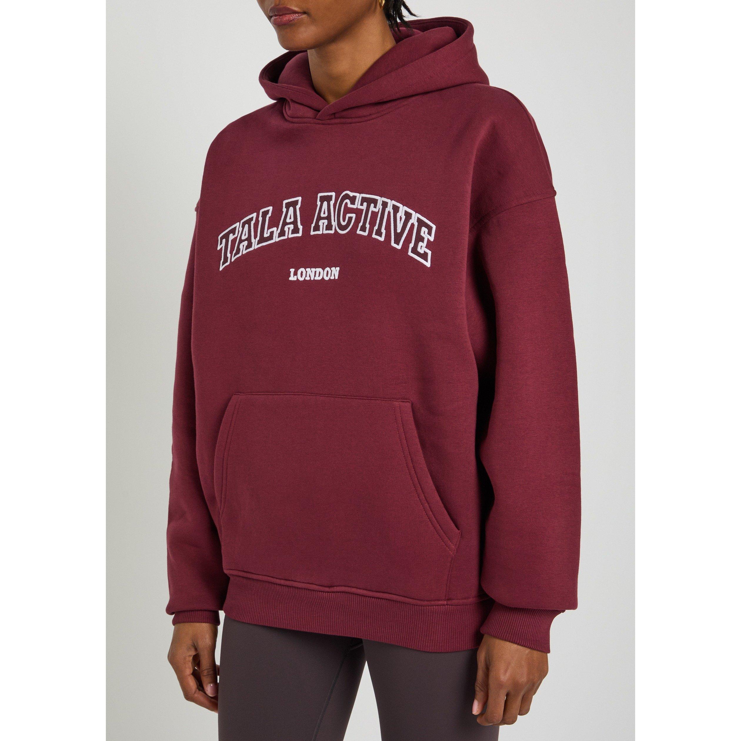 DARK RED - TALA - H TALA ACTIVE APP OVERS HOODIE - 2