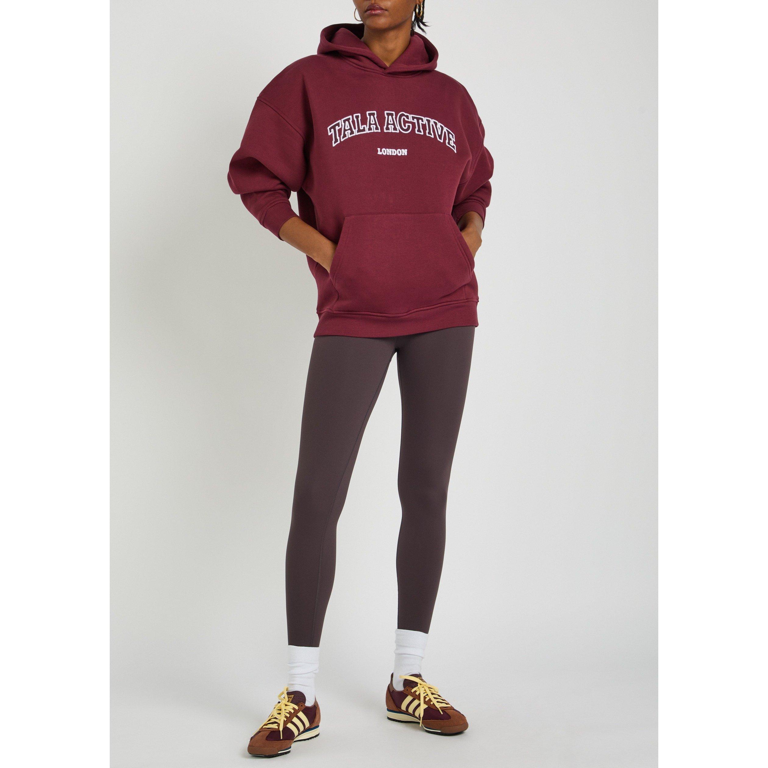 DARK RED - TALA - H TALA ACTIVE APP OVERS HOODIE - 5