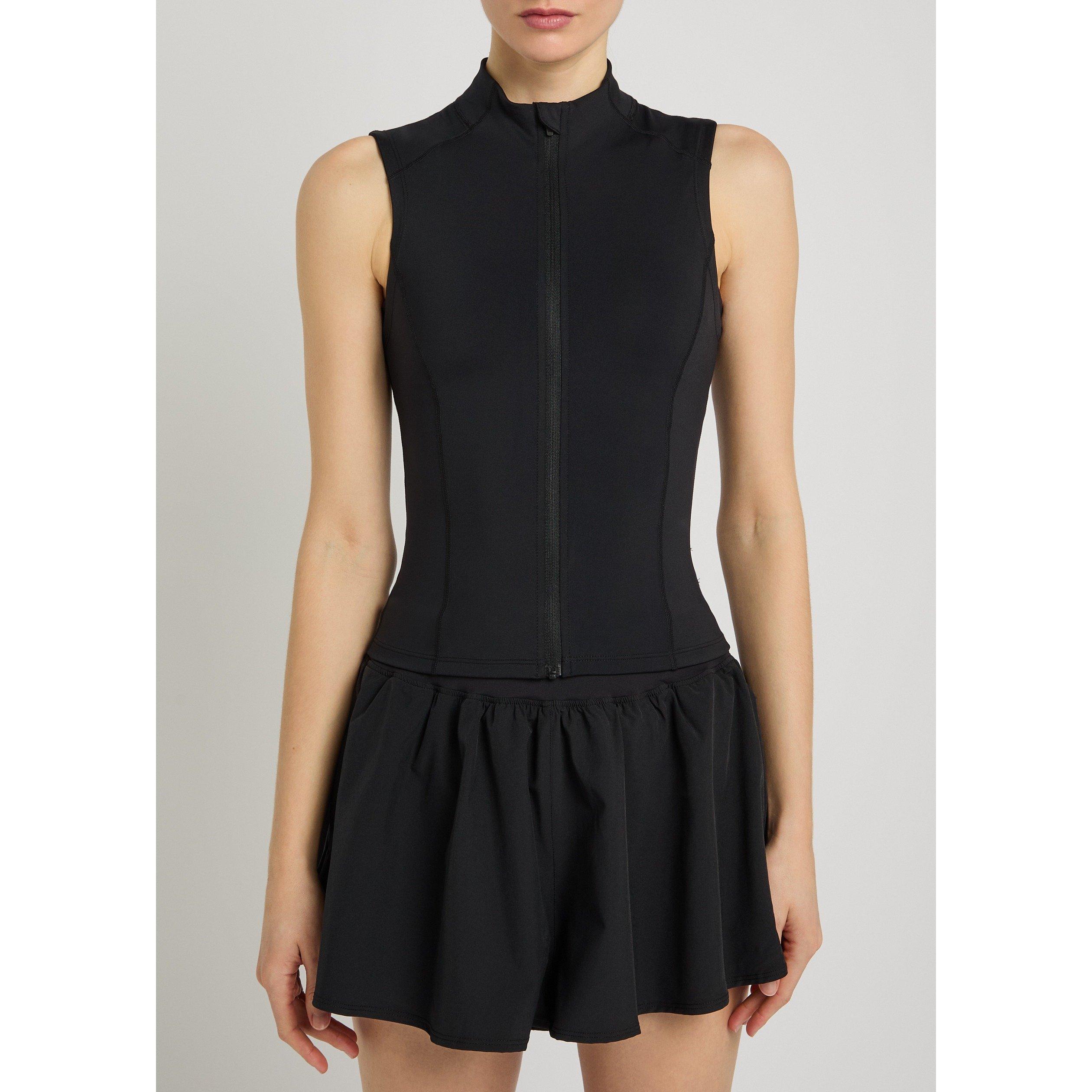 BLACK - TALA - J SKINLUXE SLEEVELESS ZIP JKT - 2