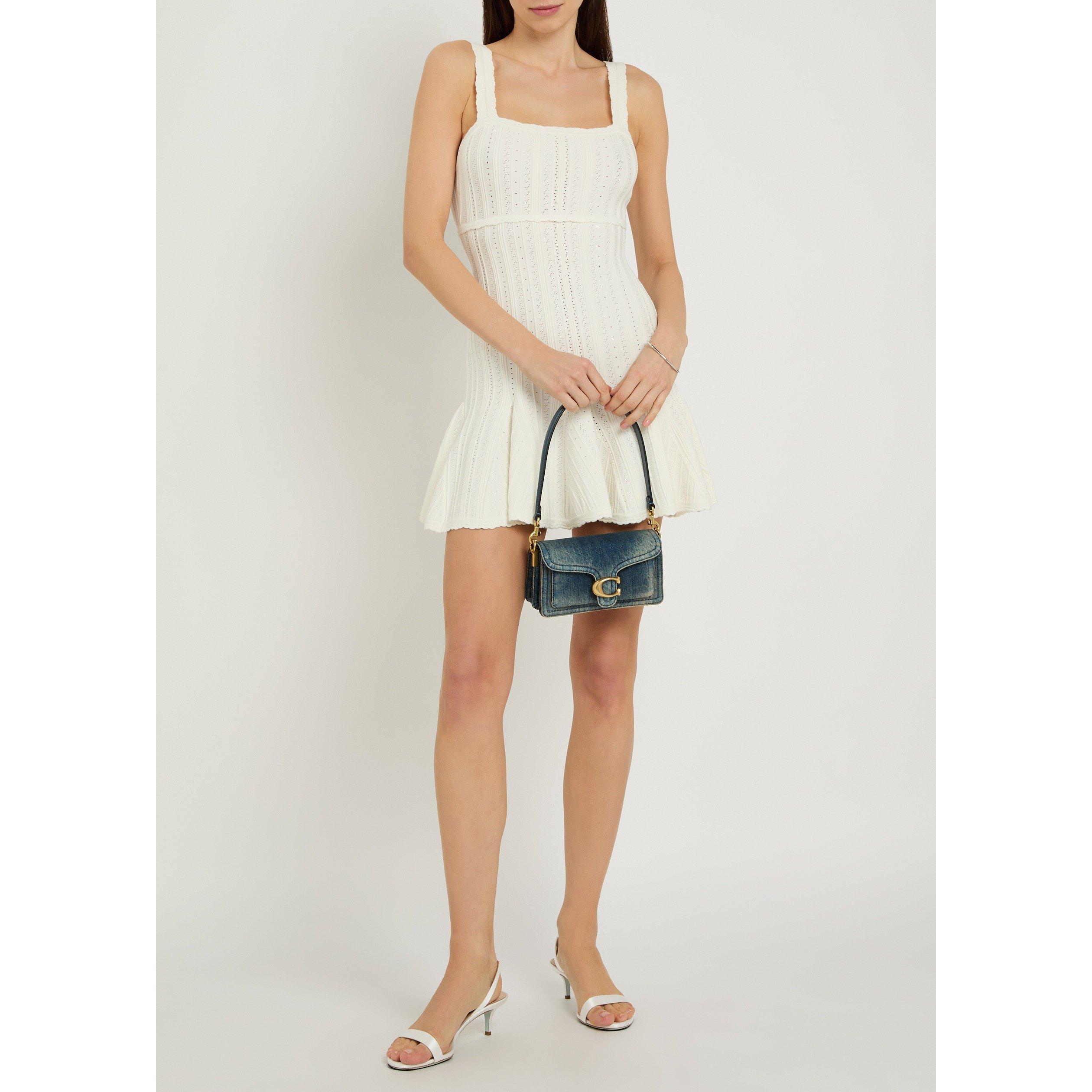 WHITE - LoveshackFancy - Women's Tabatha Viscose Knitted Dress - 5