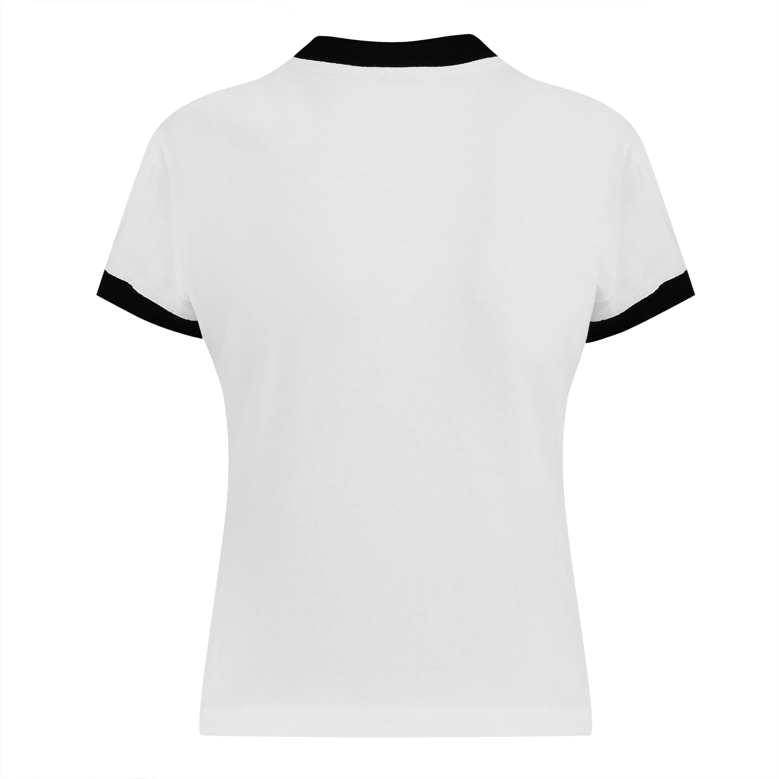 ◆typeservice◆ Catch Embroidery TShirt Off White NSTT27OWF TYPESERVICE) Catch Embroidery T-Shirt [Off White]