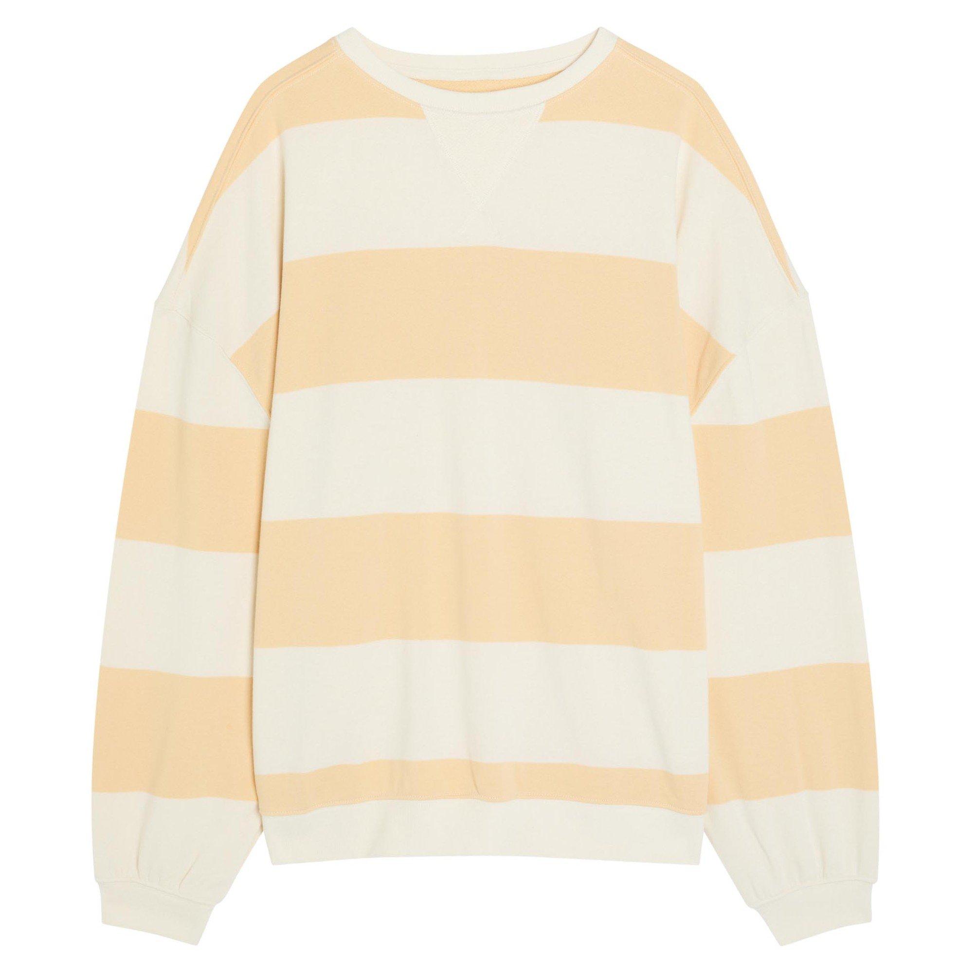 ORANGE - Free People - SS CLASSIC STRIPE CREW WI