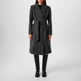 Barbour Clodagh Wool Trench Coat