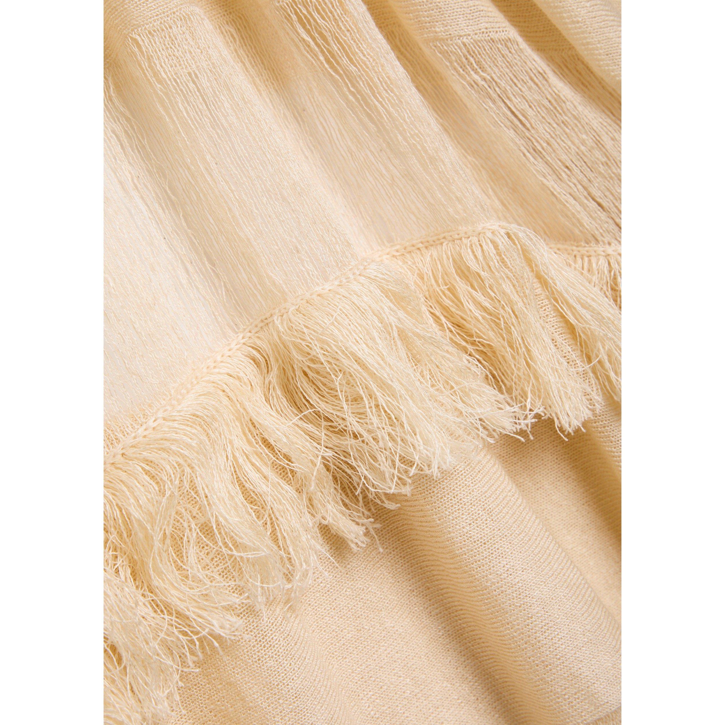 NATURAL - Caravana - KNITTED SLEEVELESS MIDI DRESS - 4