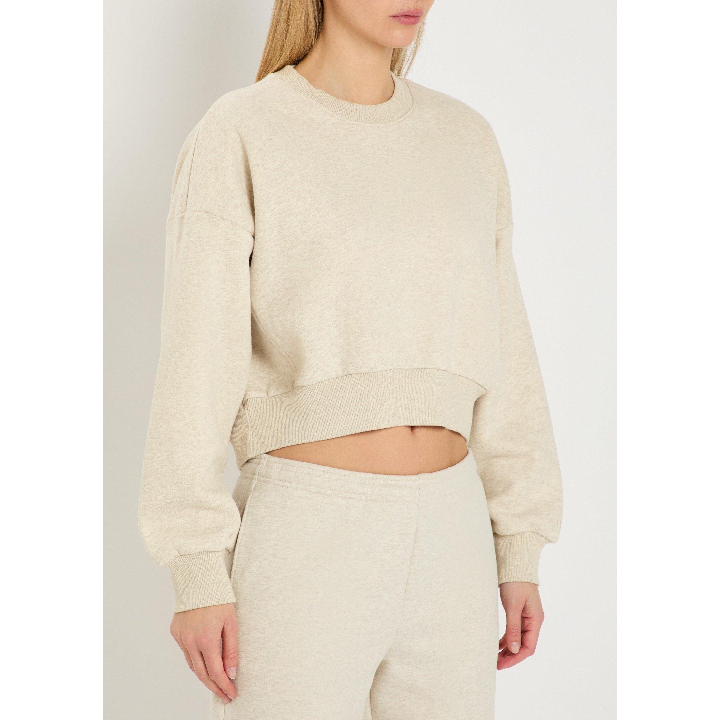 OFF WHITE - Vuori - Women's T Restore Mini Crew Cotton Oversized-Fit Sweater - 2
