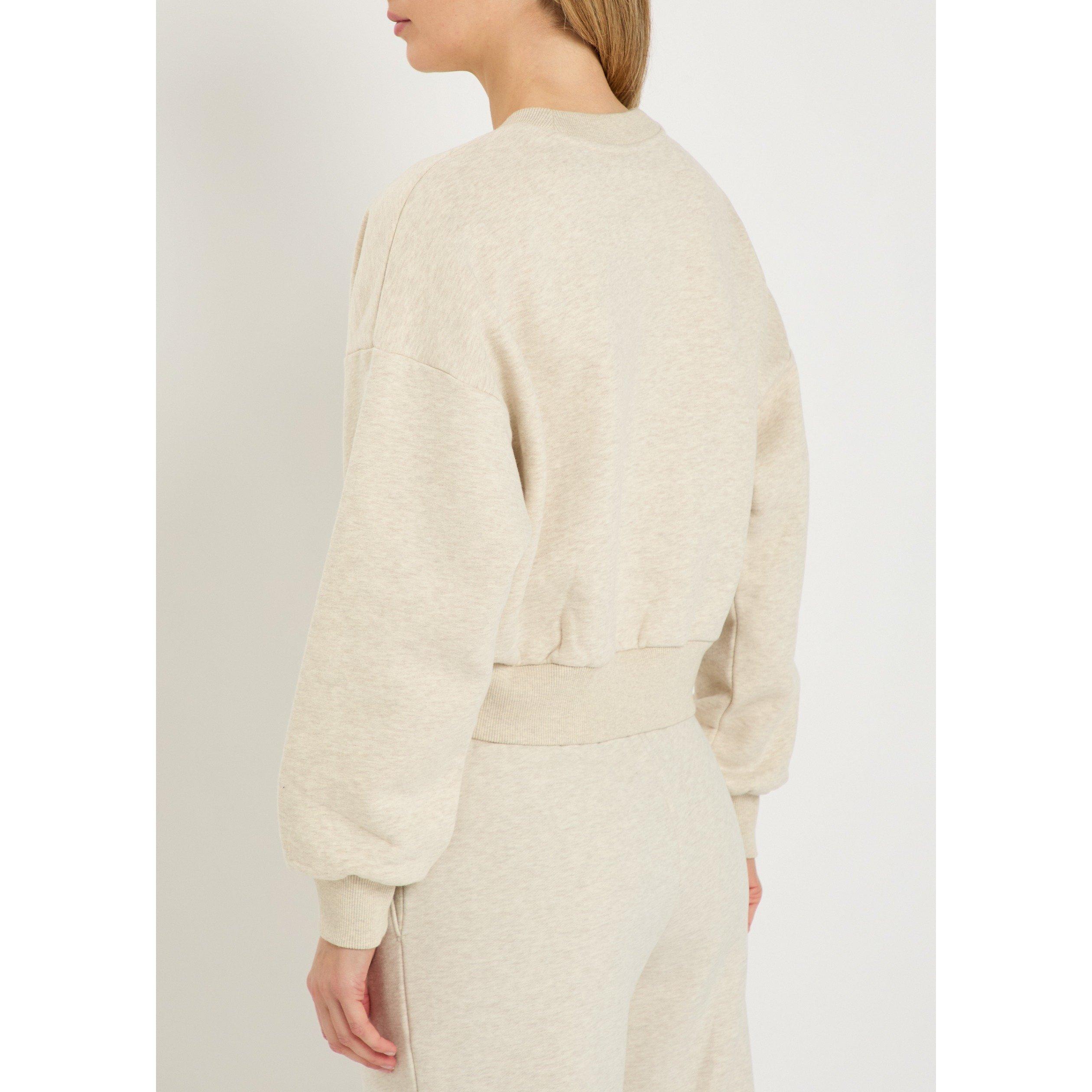 OFF WHITE - Vuori - Women's T Restore Mini Crew Cotton Oversized-Fit Sweater - 3