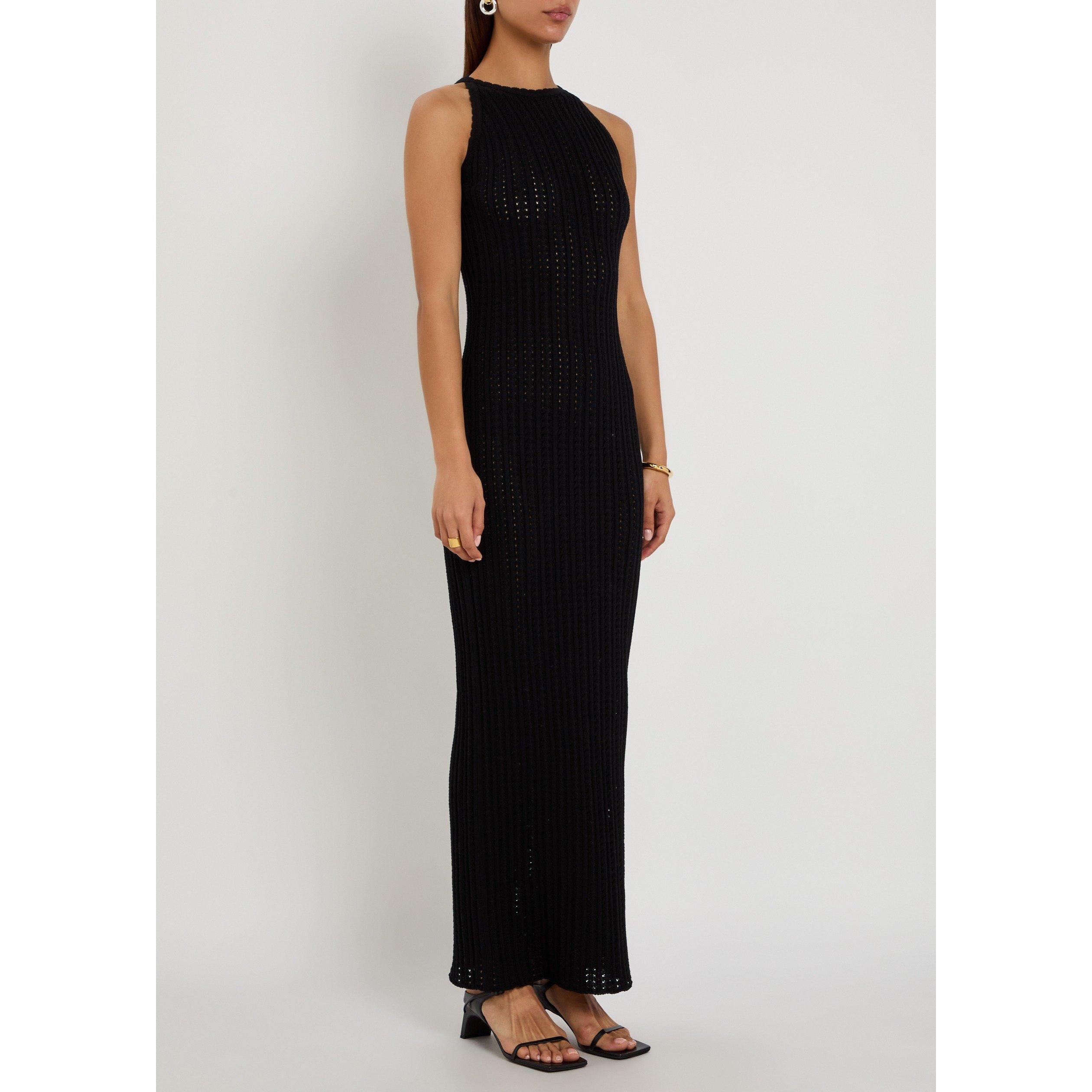 BLACK - Giuliva Heritage - THE LOLA DRESS COTTON KNIT - 2