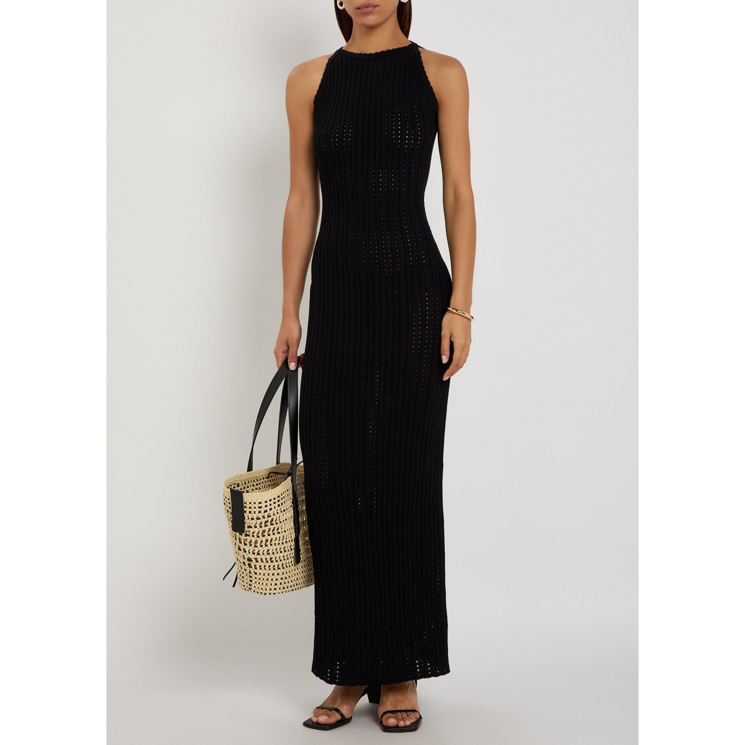 BLACK - Giuliva Heritage - THE LOLA DRESS COTTON KNIT - 5