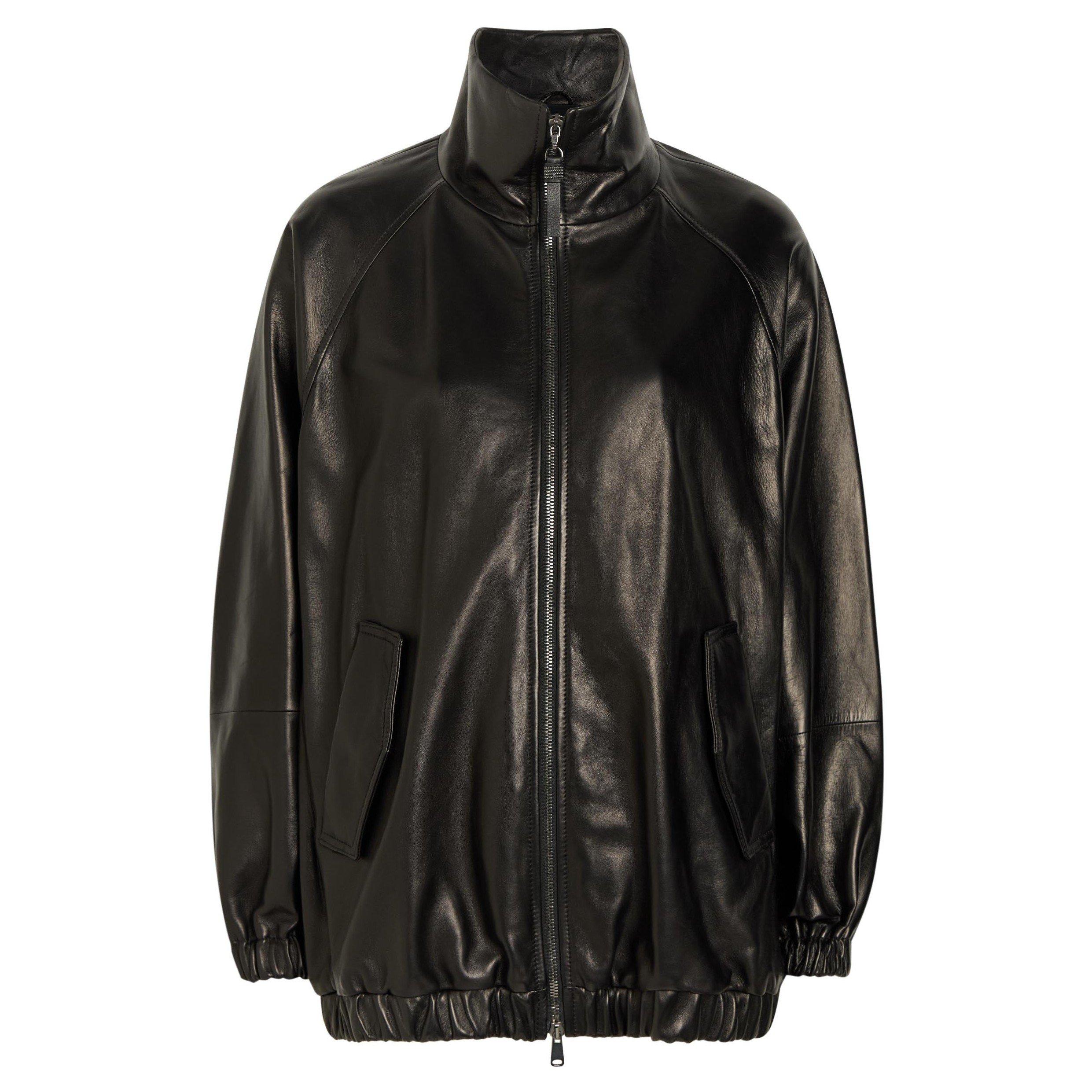 BLACK - Brunello Cucinelli - LEATHER JACKET - 1