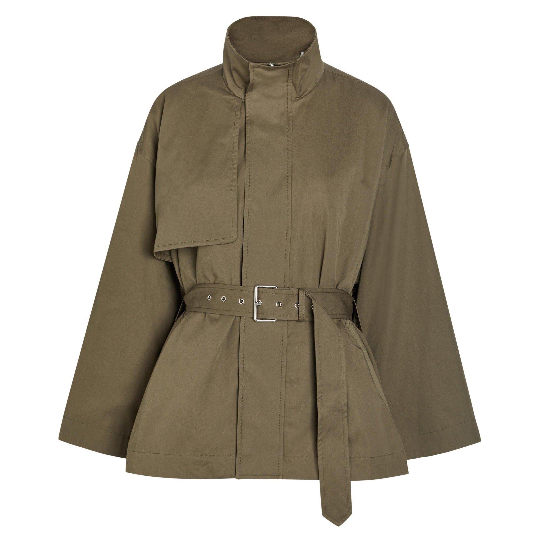 GREEN - Frame Denim - THE SHORT FIELD TRENCH
