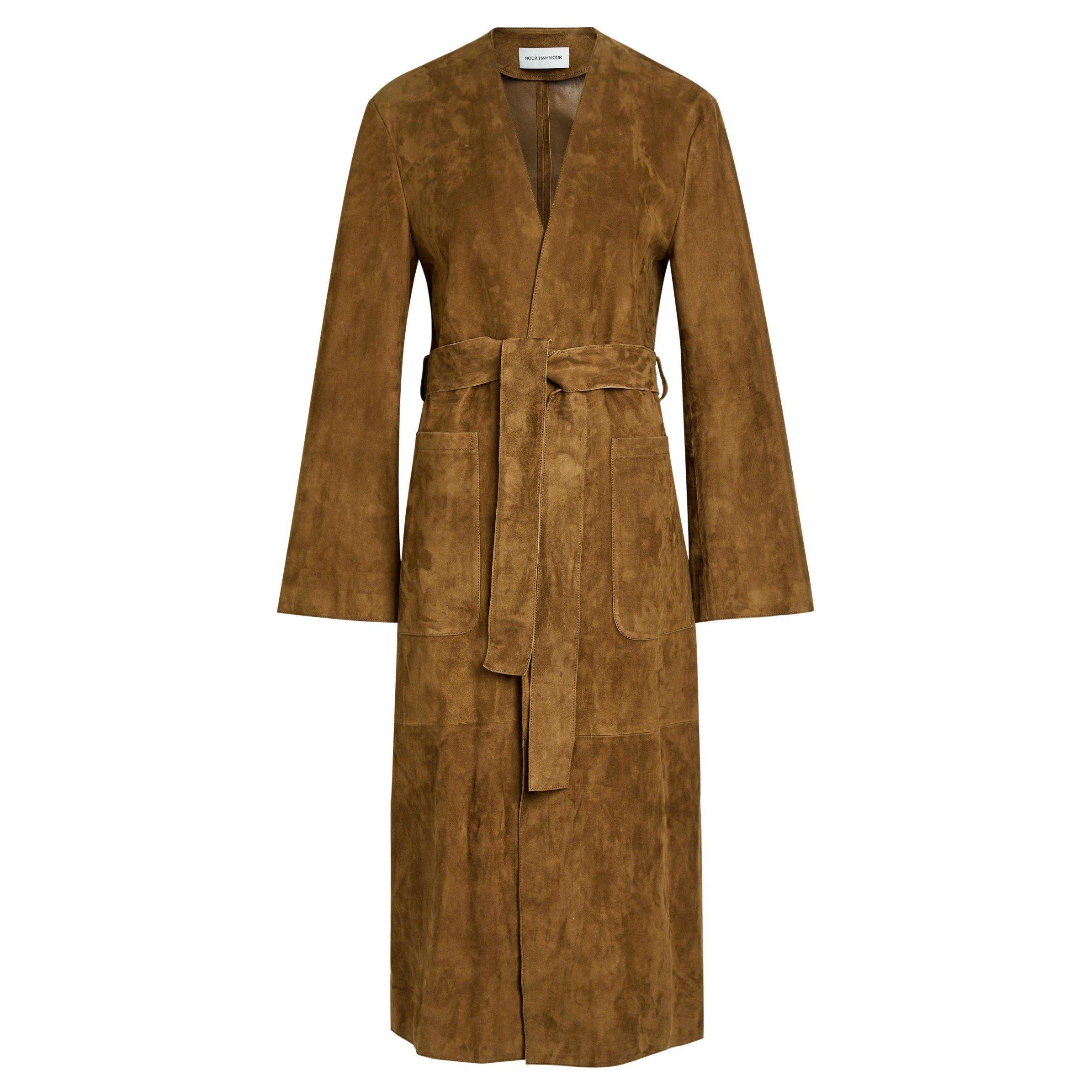 DARK BROWN - Nour Hammour - RUELLE SUEDE