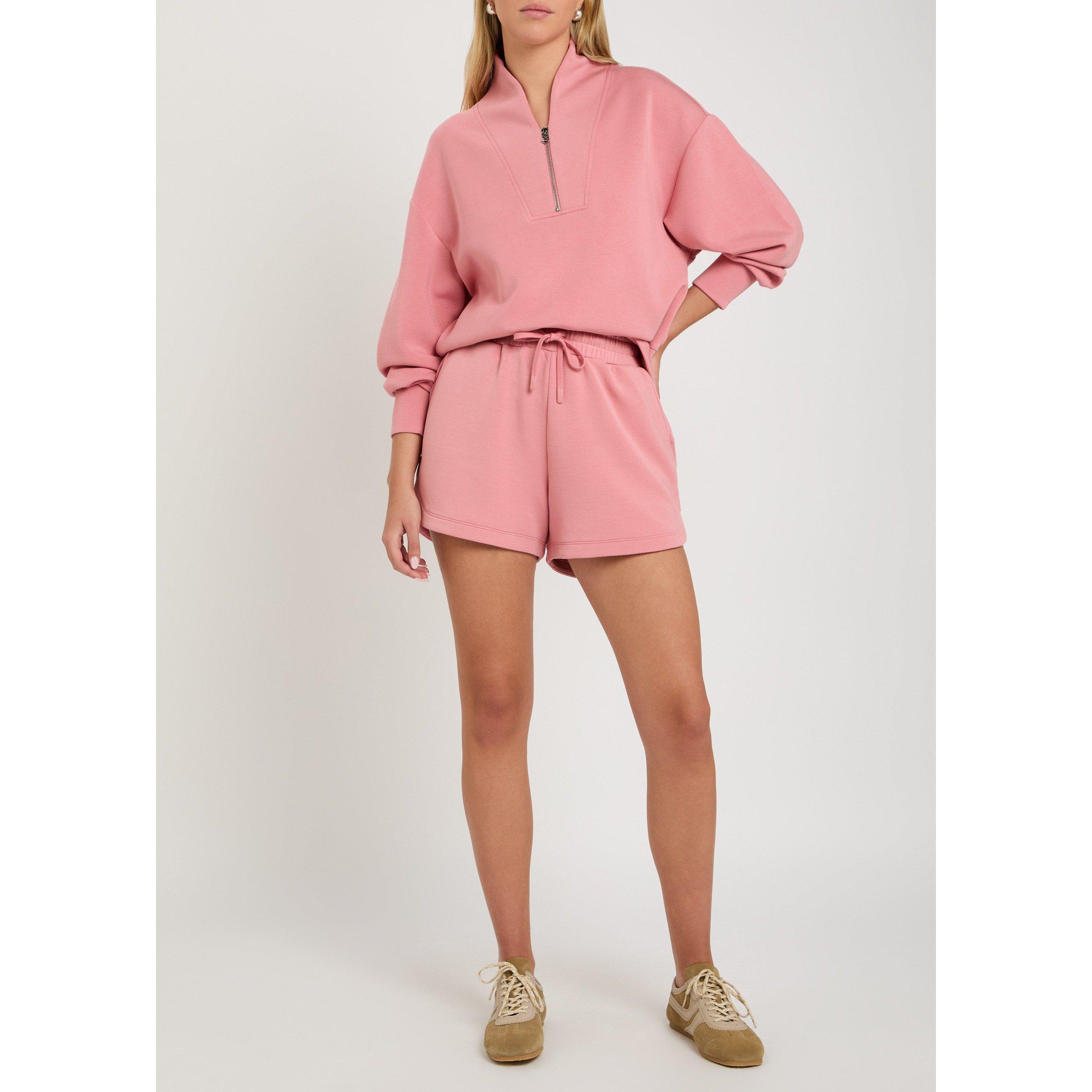 LIGHT PINK - Varley - Women's Davidson Viscose Cropped Sweatshirt - 5