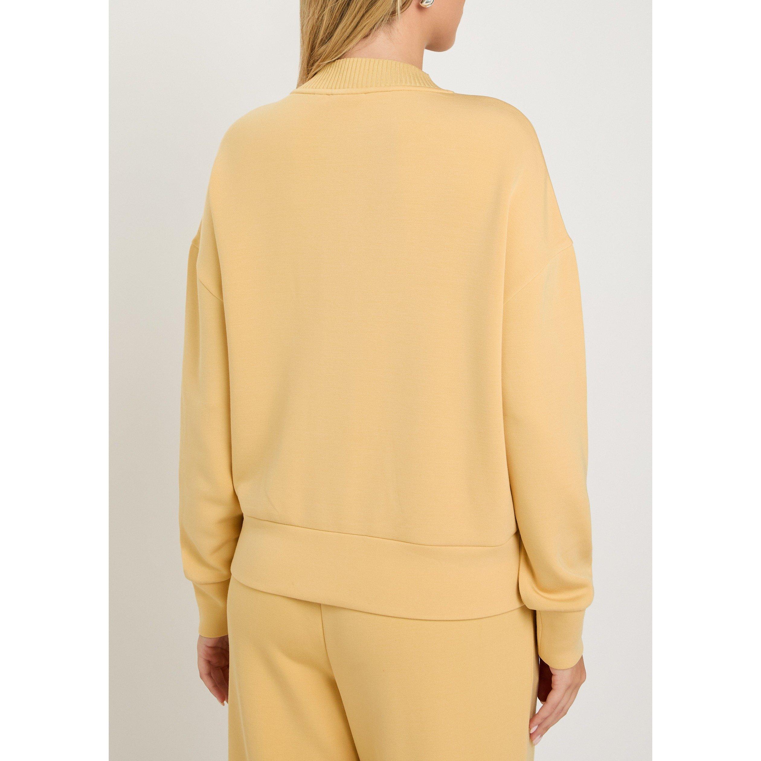 YELLOW - Varley - REENA BUTTON FRONT SWEAT - 3