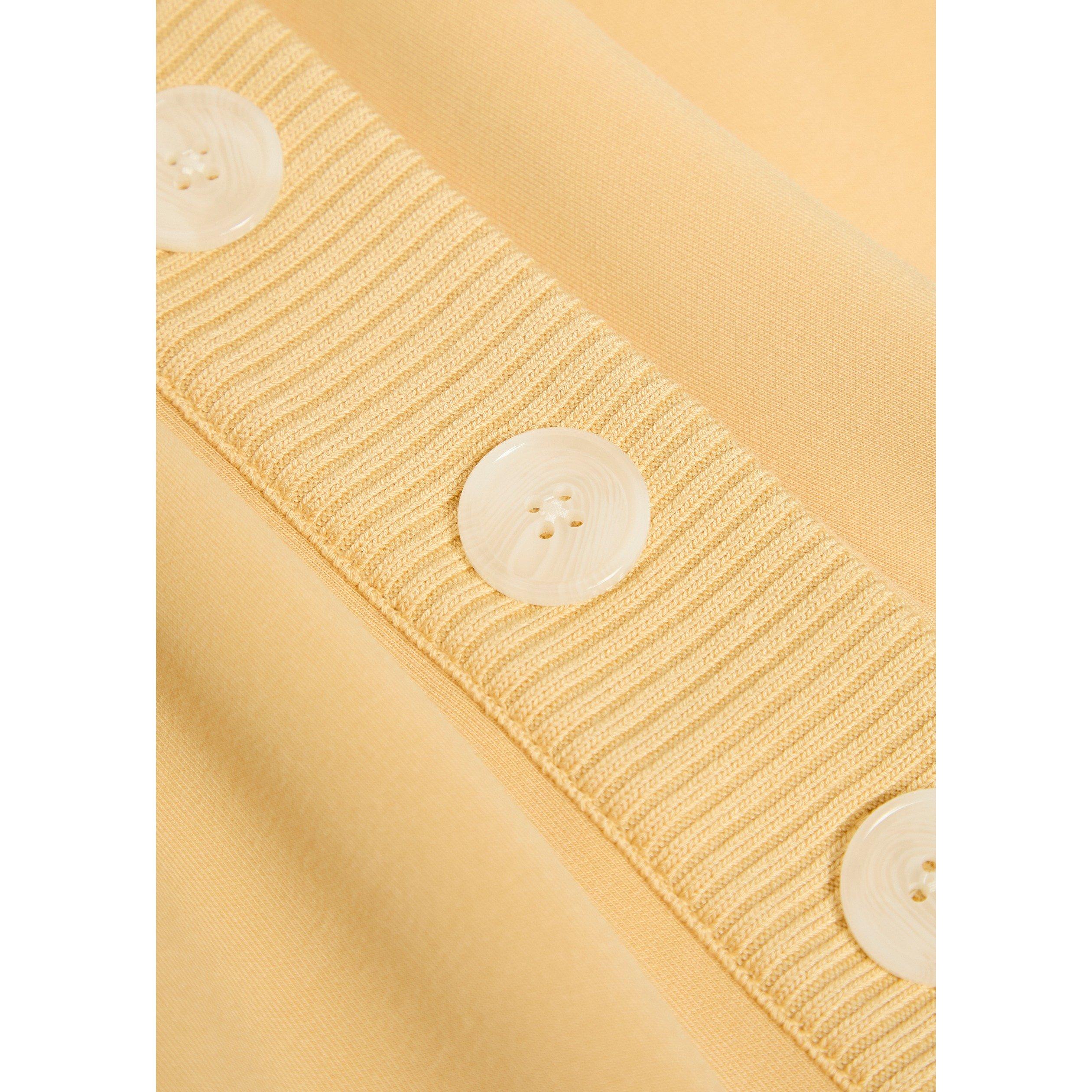 YELLOW - Varley - REENA BUTTON FRONT SWEAT - 4