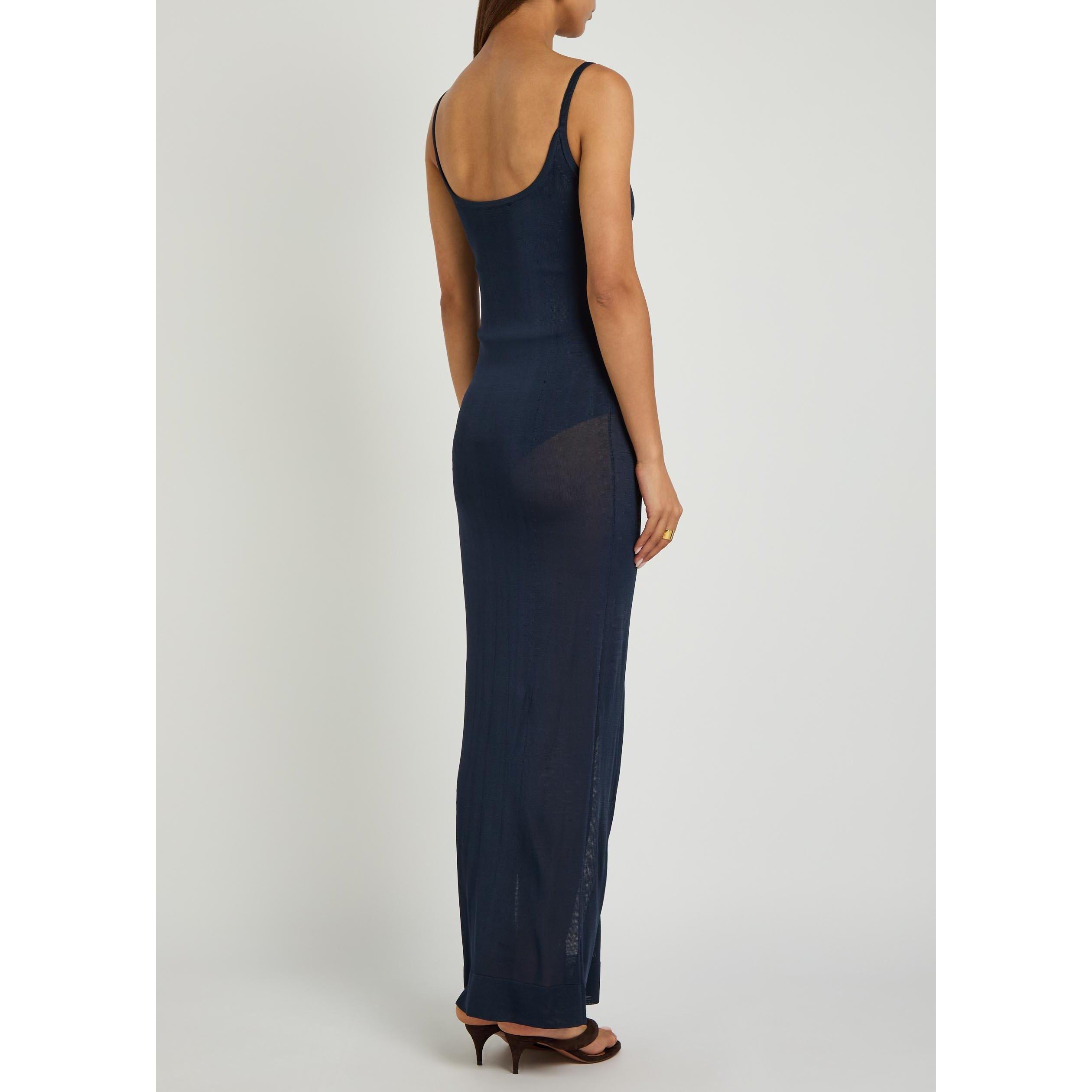 NAVY - Jacquemus - LA ROBE NODO MIDI - 3