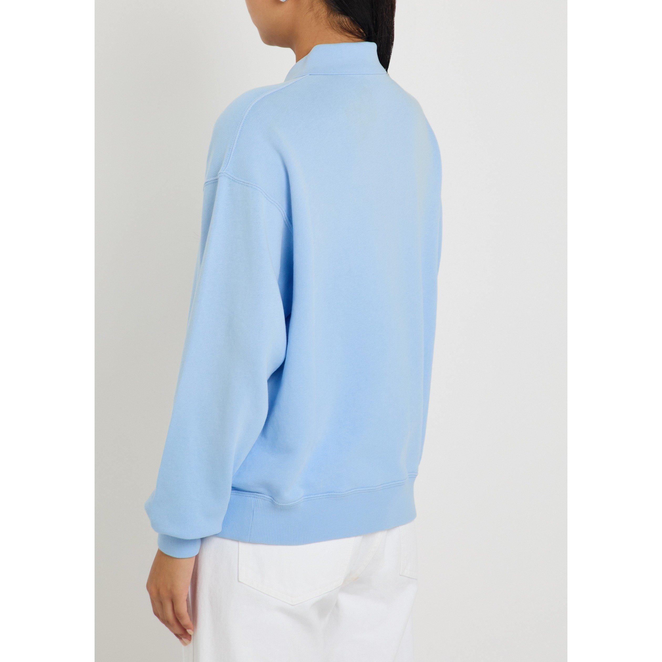 LIGHT BLUE - Polo Ralph Lauren - Women's SWS Knit Cotton Sweatshirt - 3
