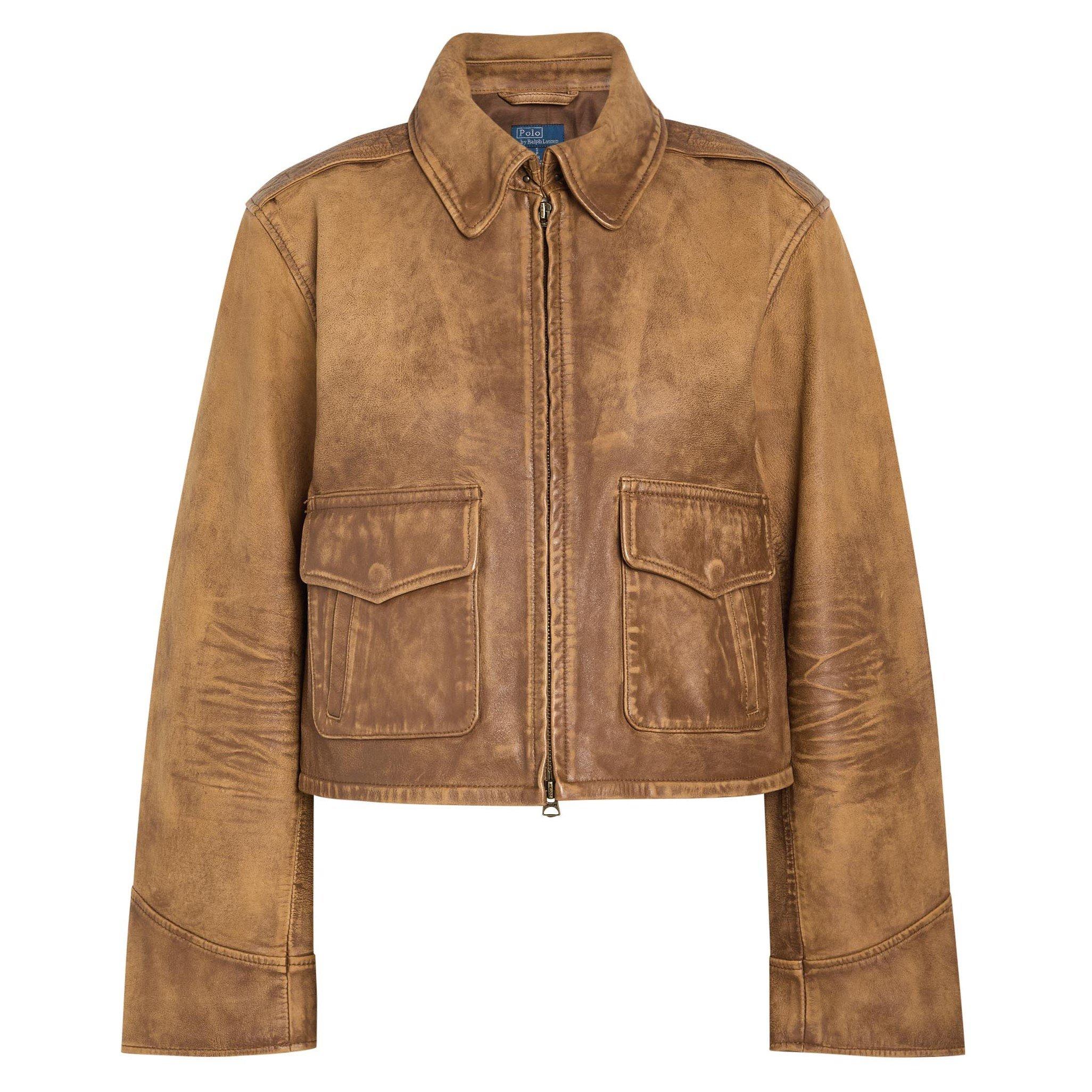 LIGHT BROWN - Polo Ralph Lauren - LEATHER AND SKINS-JACKET
