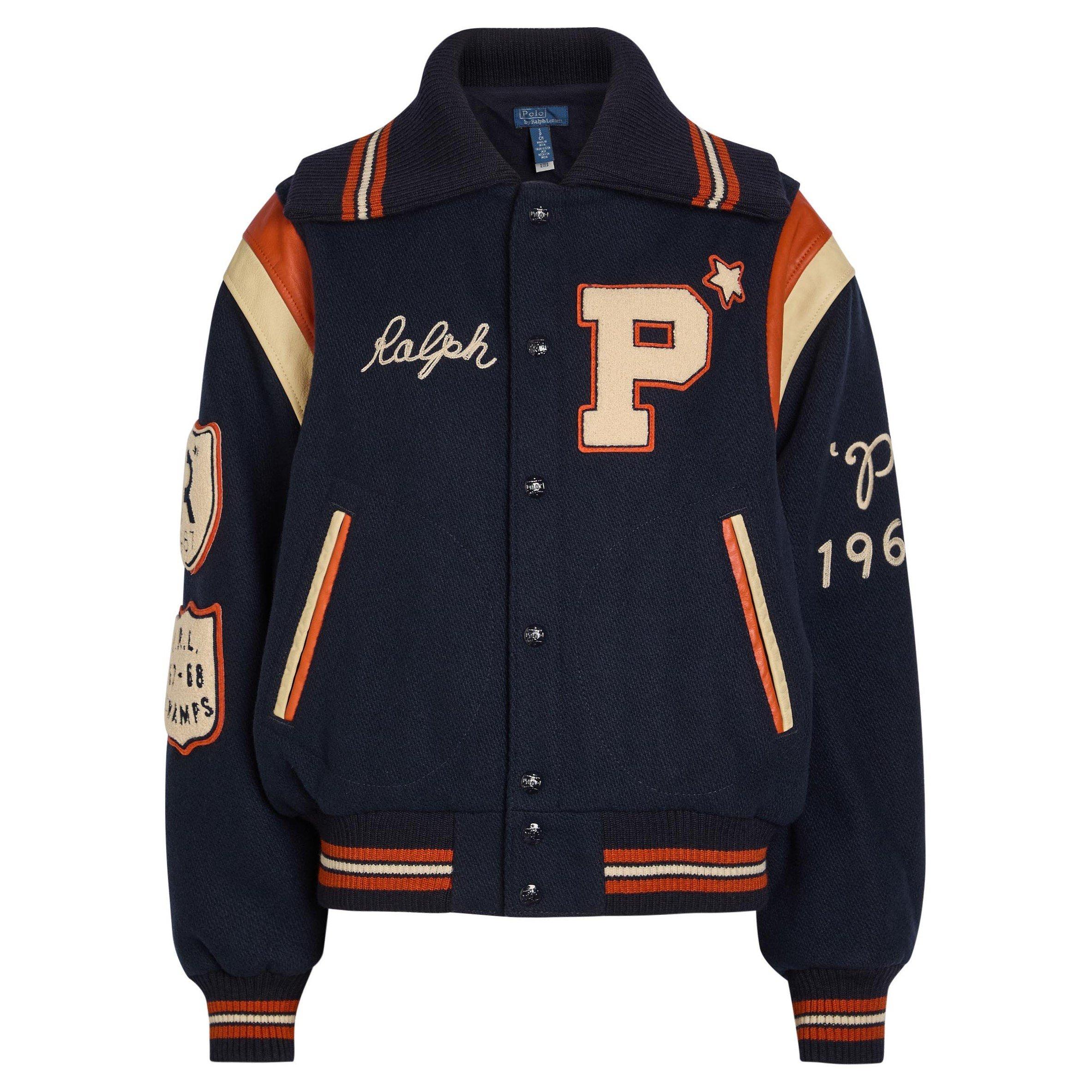 NAVY AND OTHER - Polo Ralph Lauren - LEATHER AND SKINS-BOMBER-COAT