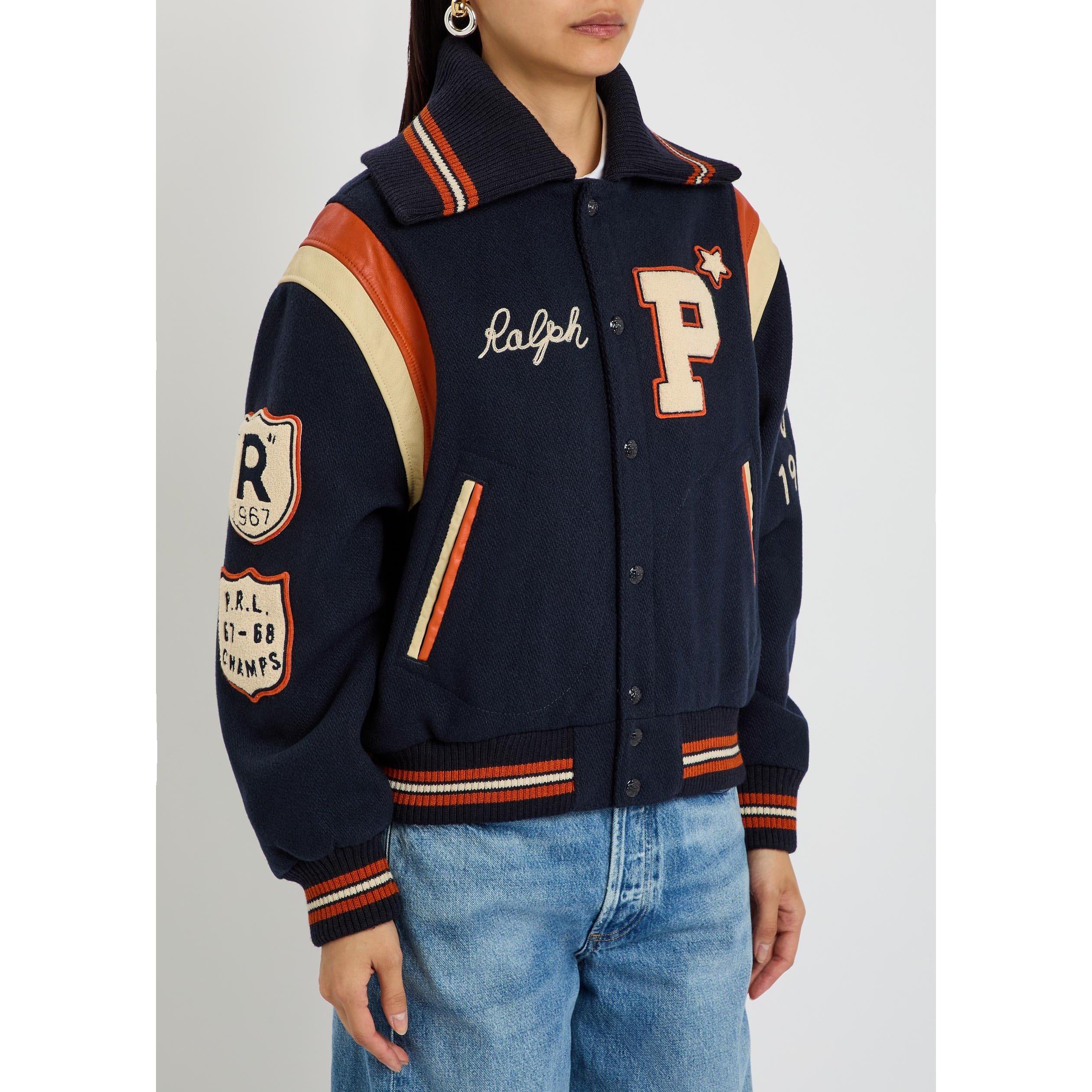 NAVY AND OTHER - Polo Ralph Lauren - LEATHER AND SKINS-BOMBER-COAT - 2