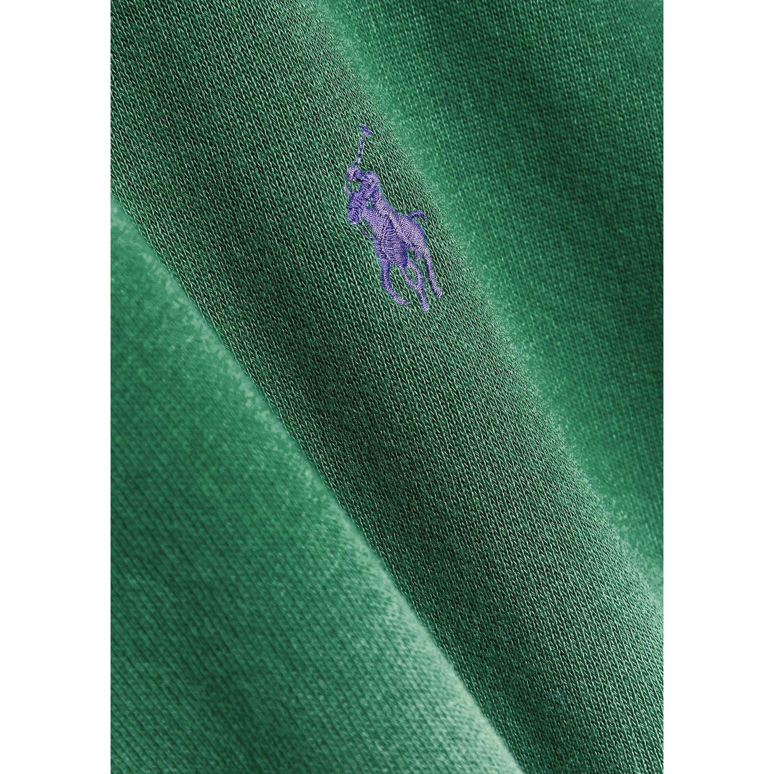 GREEN - Polo Ralph Lauren - Women's Crew-Neck Cotton Sweatshirt - 4