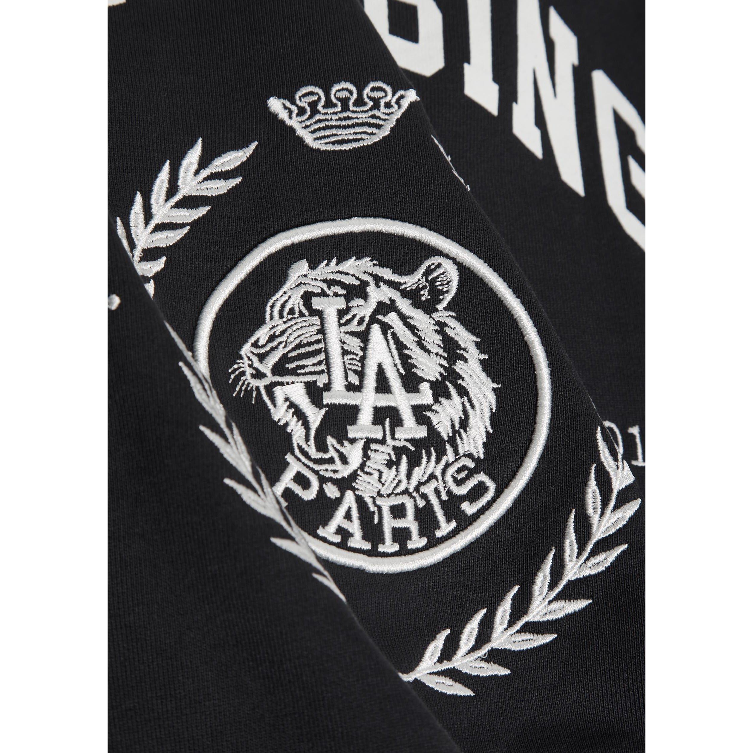 BLACK - Anine Bing - SS MILES COLLEGIATE SWEATSHIRT - 4