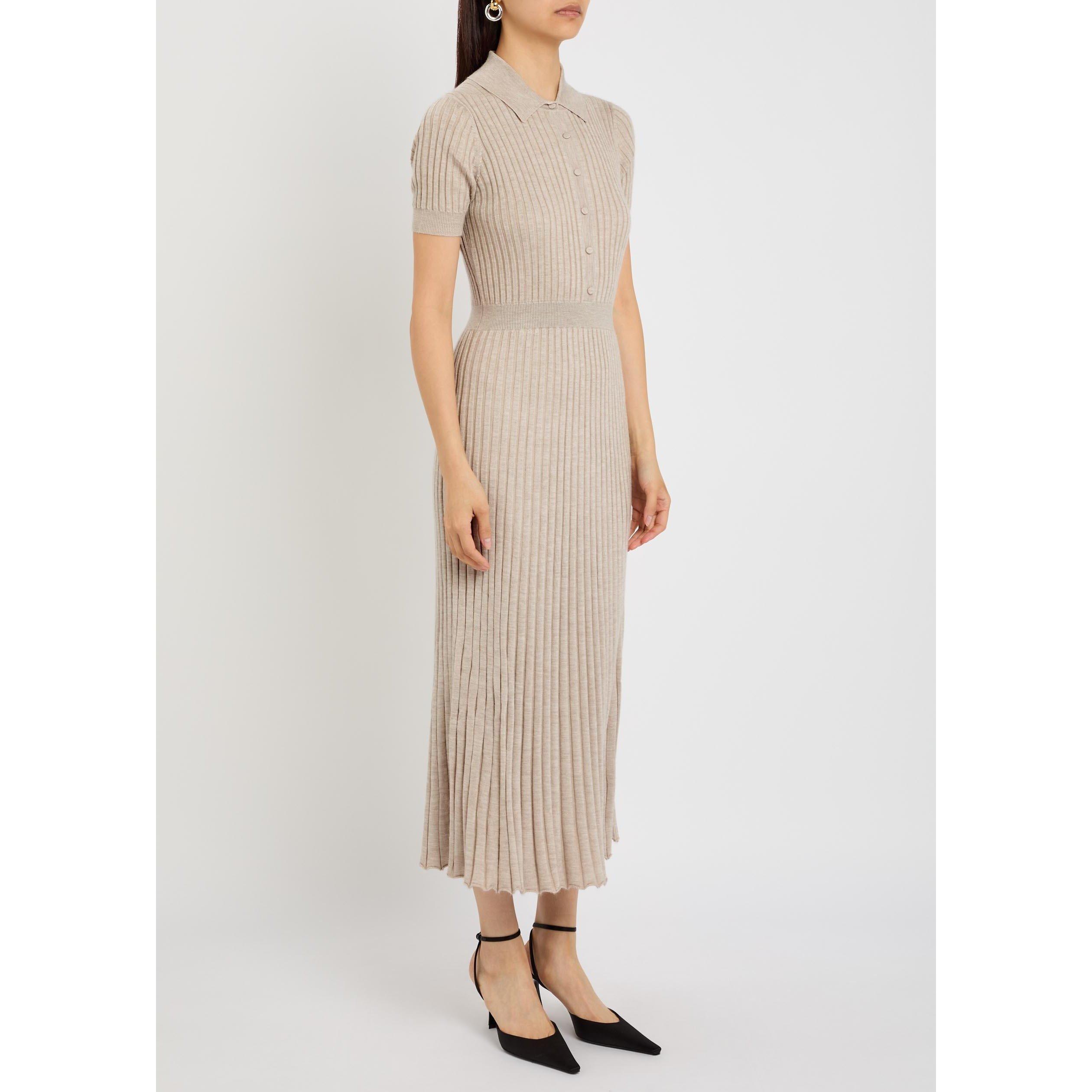 BEIGE - Gabriela Hearst - Women's Amor Cashmere Jumper Dress - 2