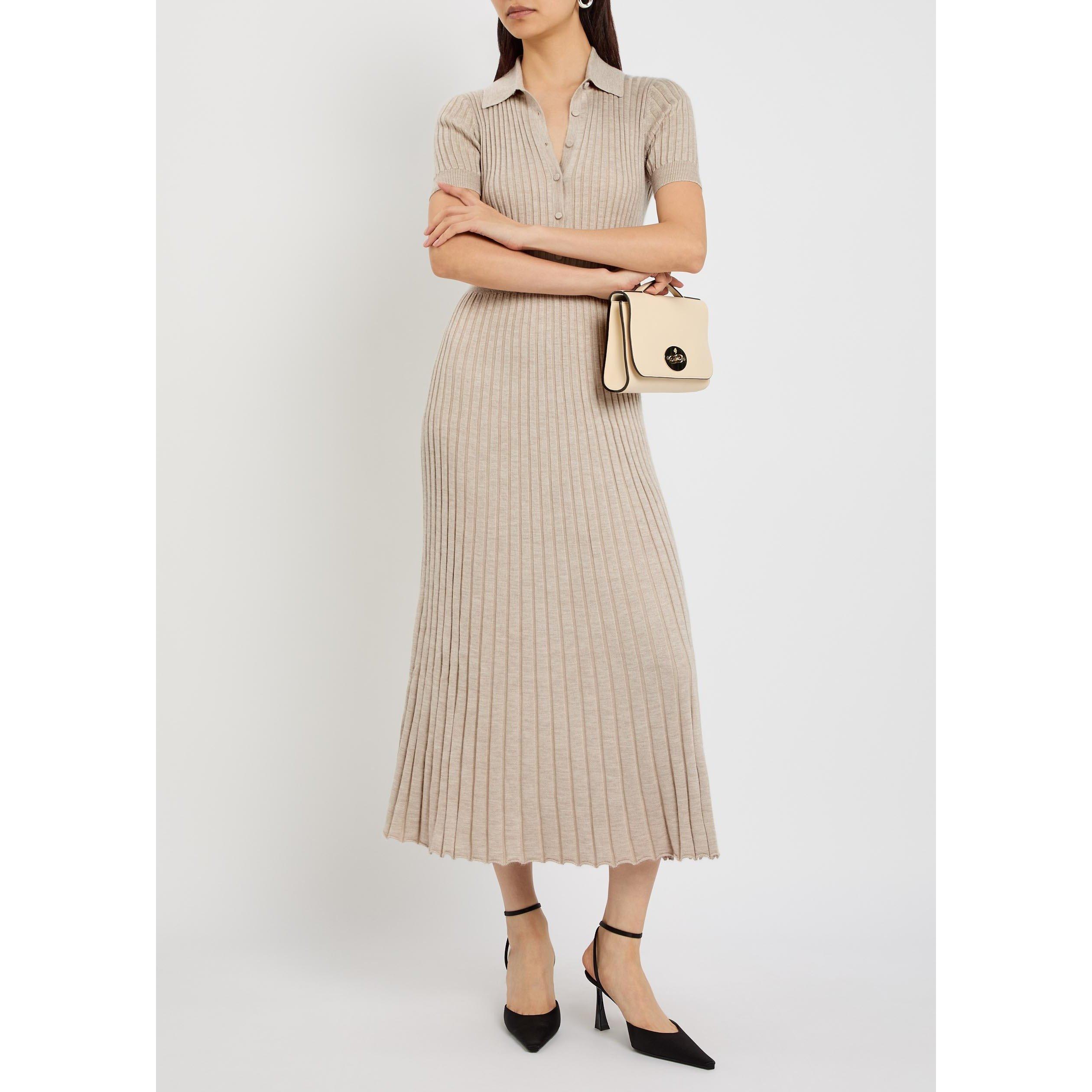 BEIGE - Gabriela Hearst - Women's Amor Cashmere Jumper Dress - 5
