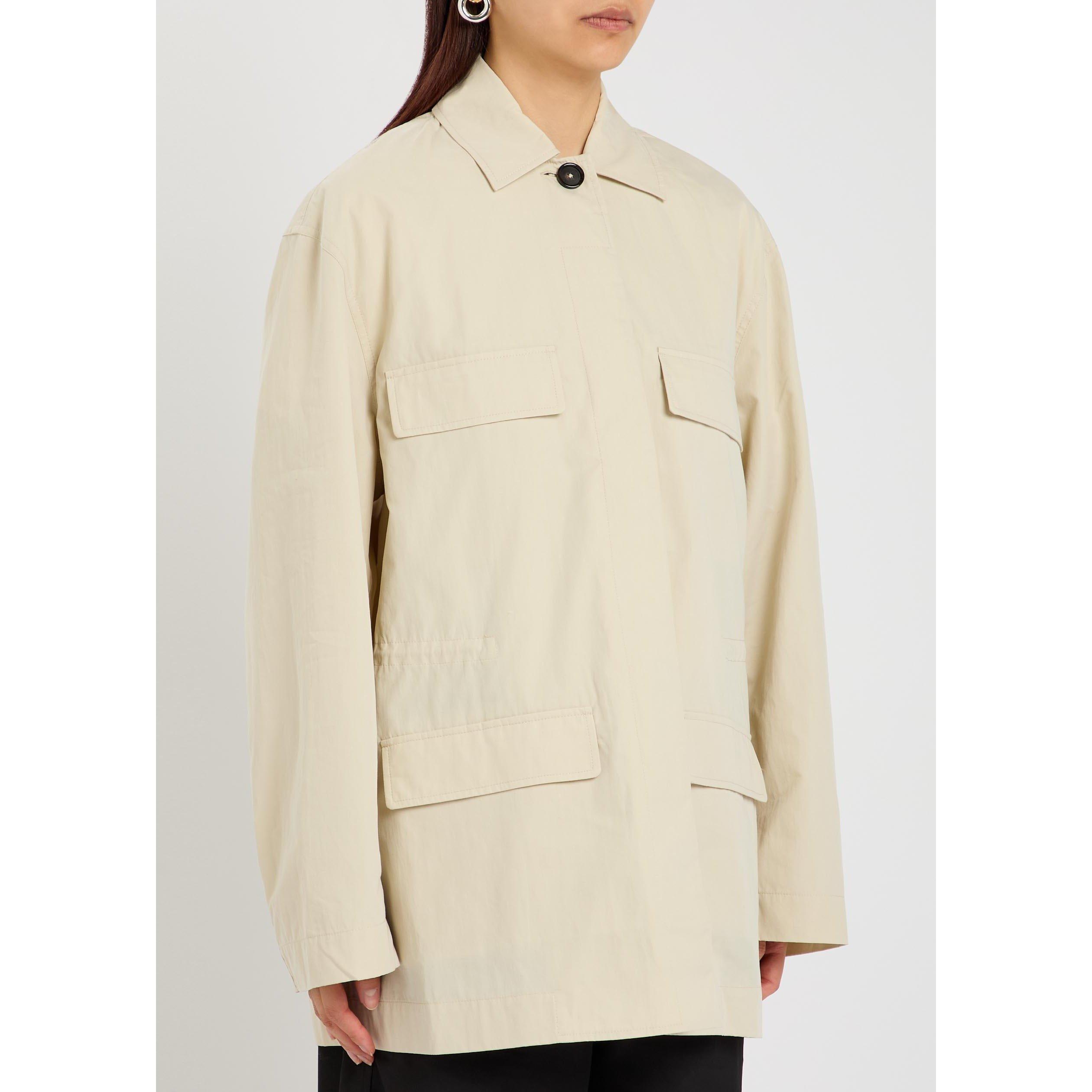 OFF WHITE - Toteme - COLLARED DRAWSTRING JACKET - 2