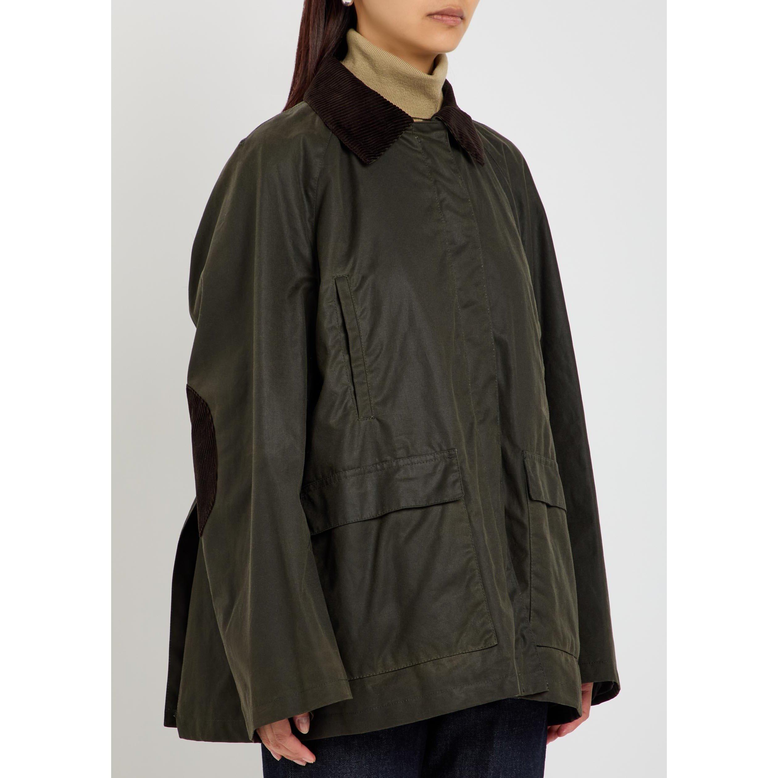 DARK GREEN - Toteme - Women's Country Cotton Wax Jacket - 2