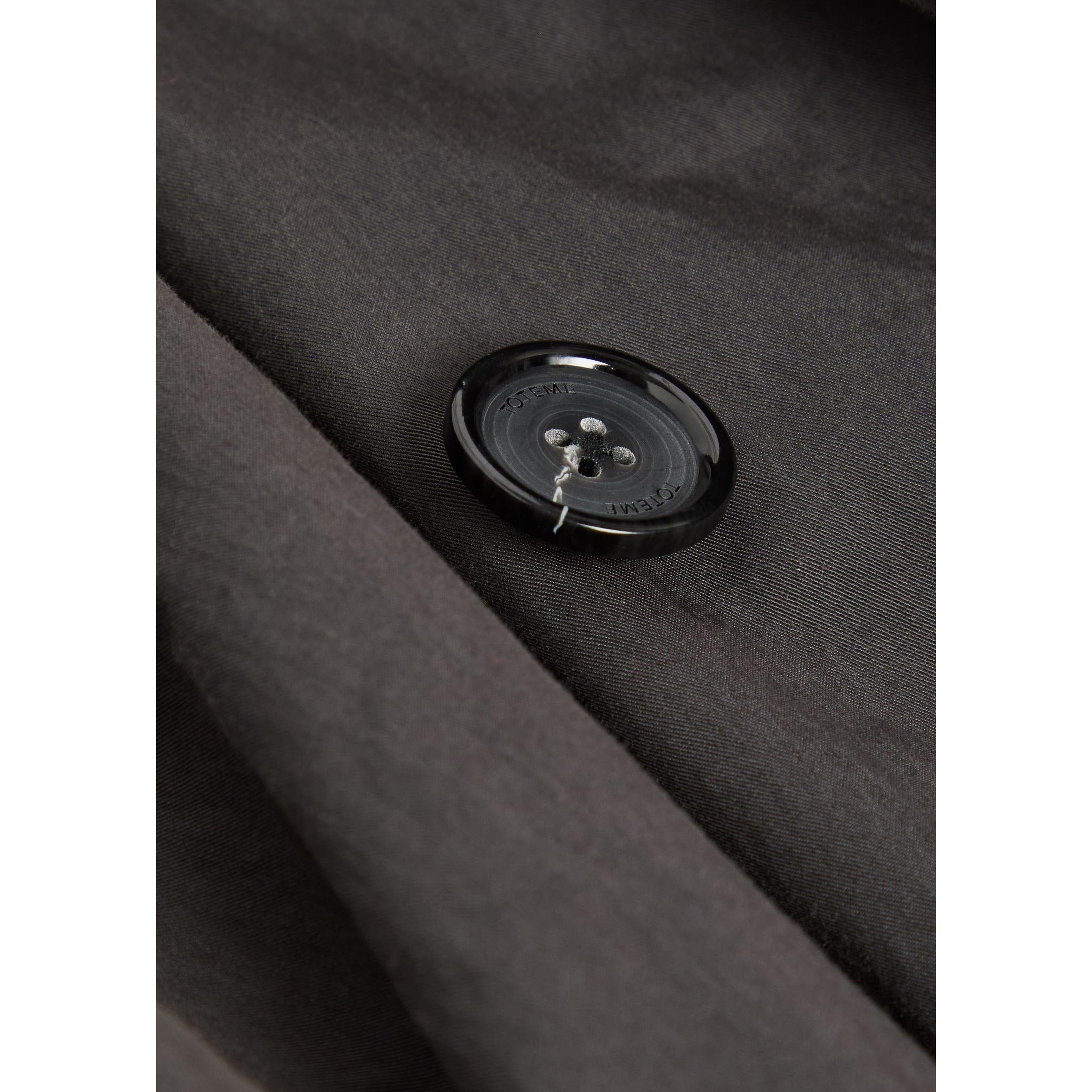 BLACK - Toteme - CRISP SUMMER TRENCH - 4