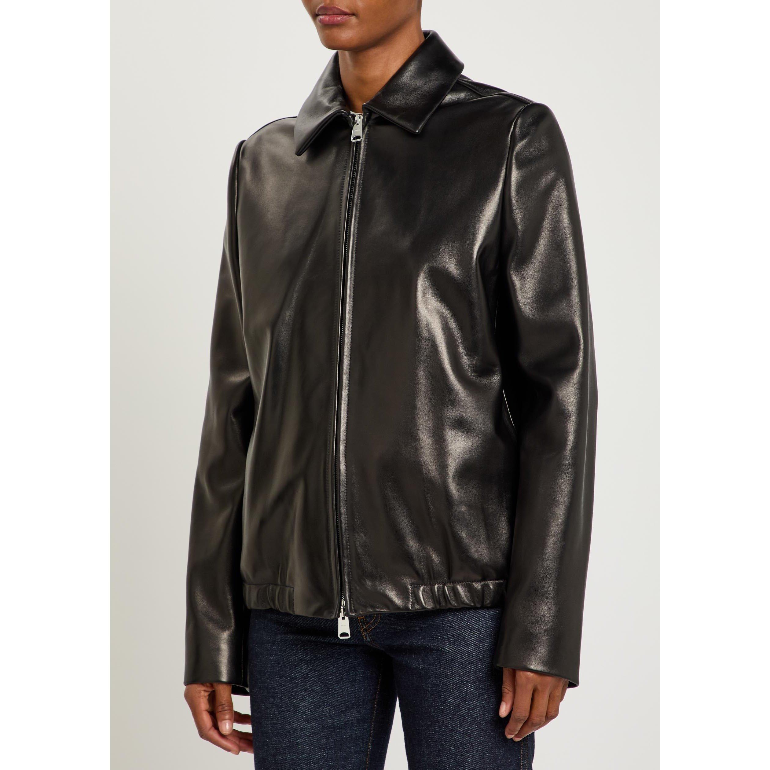 BLACK - Khaite - Women's Jackson Leather Jacket - 2