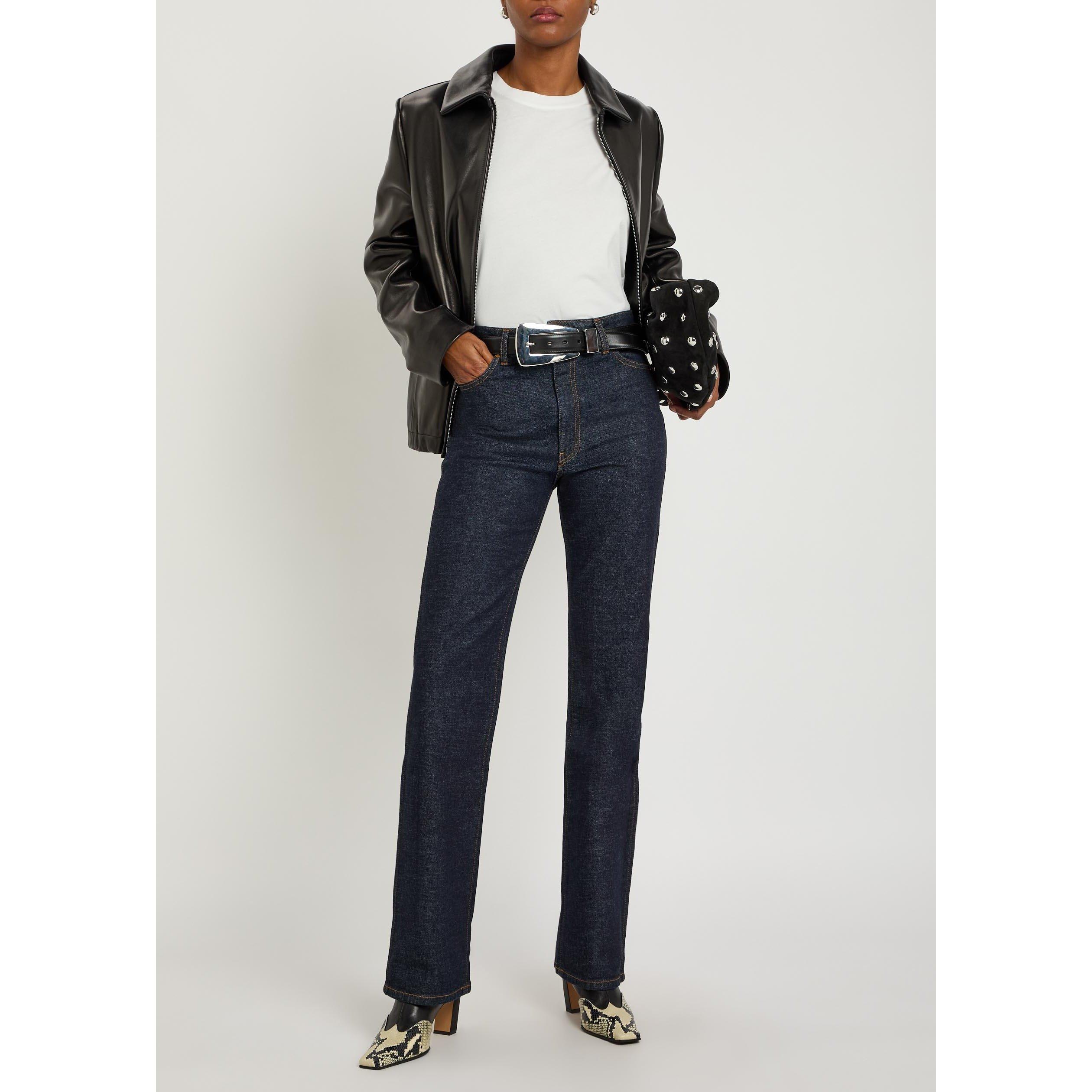 BLACK - Khaite - Women's Jackson Leather Jacket - 5