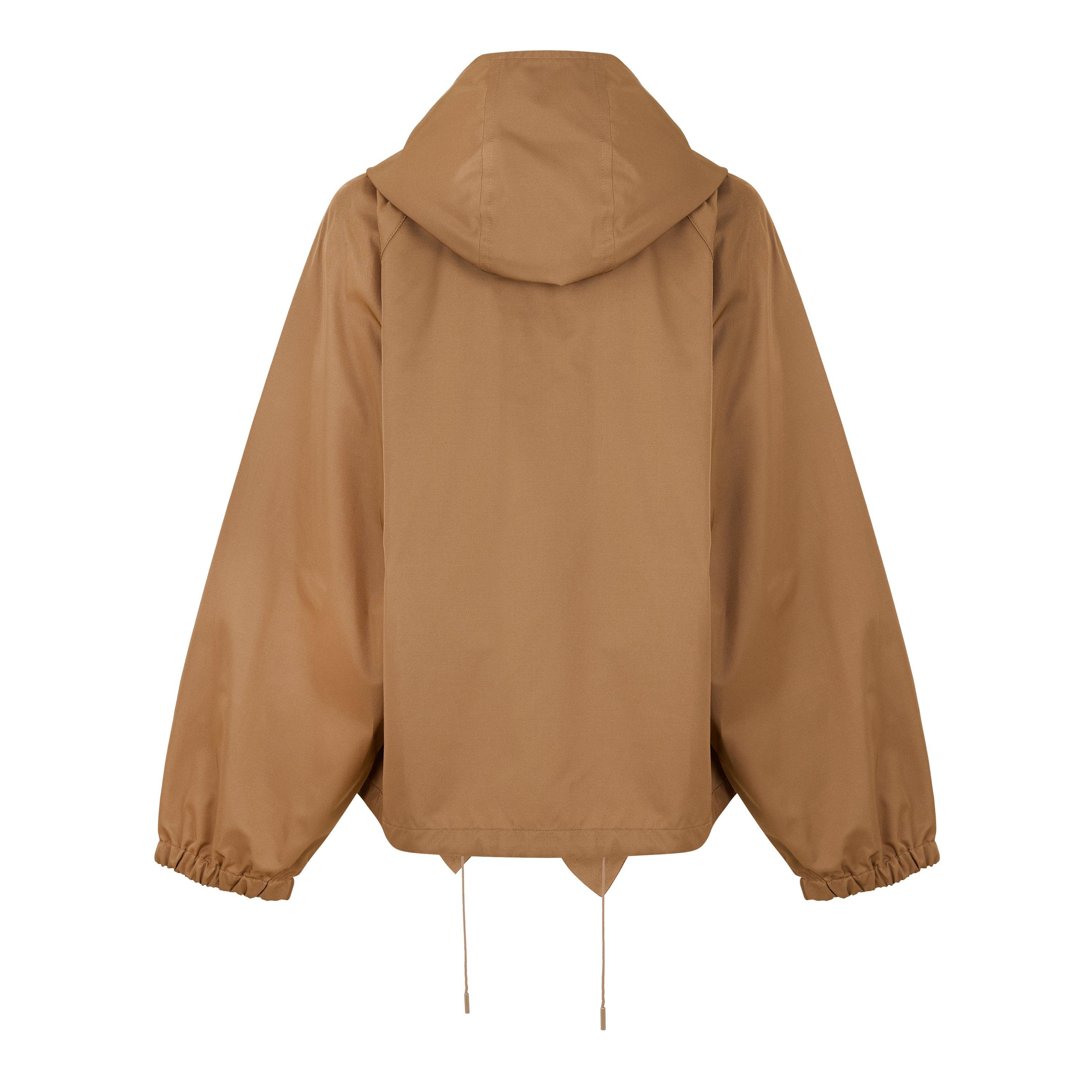 BROWN - Marella - Women's Scalamo Tie-Neck Rain Jacket - 2
