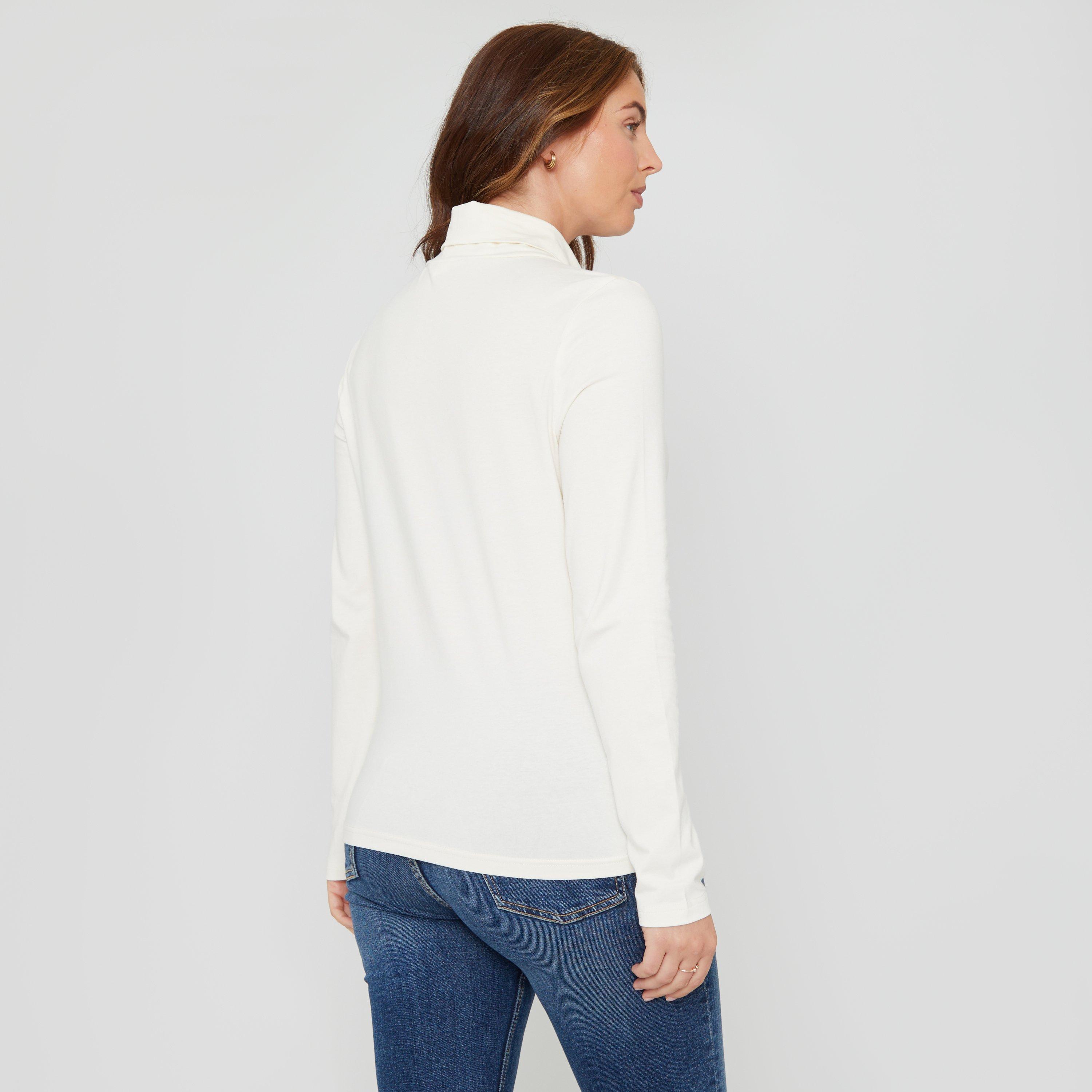 Creme - Be You - Roll Neck Regular Fit T-Shirt - 2