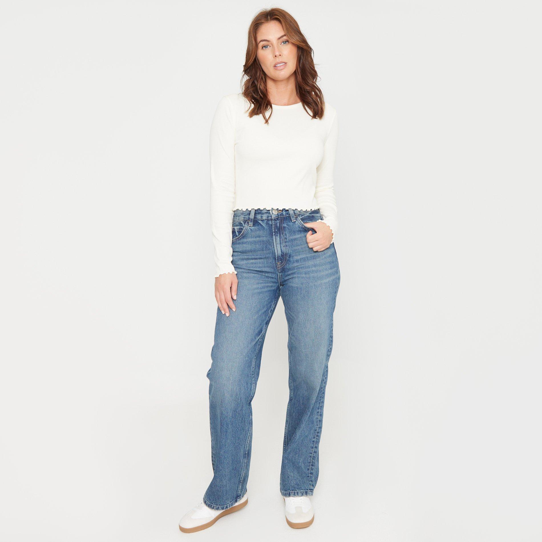 Cream - Be You - Women's BeYou Rib Long-Sleeve Regular Fit T-Shirt - 1