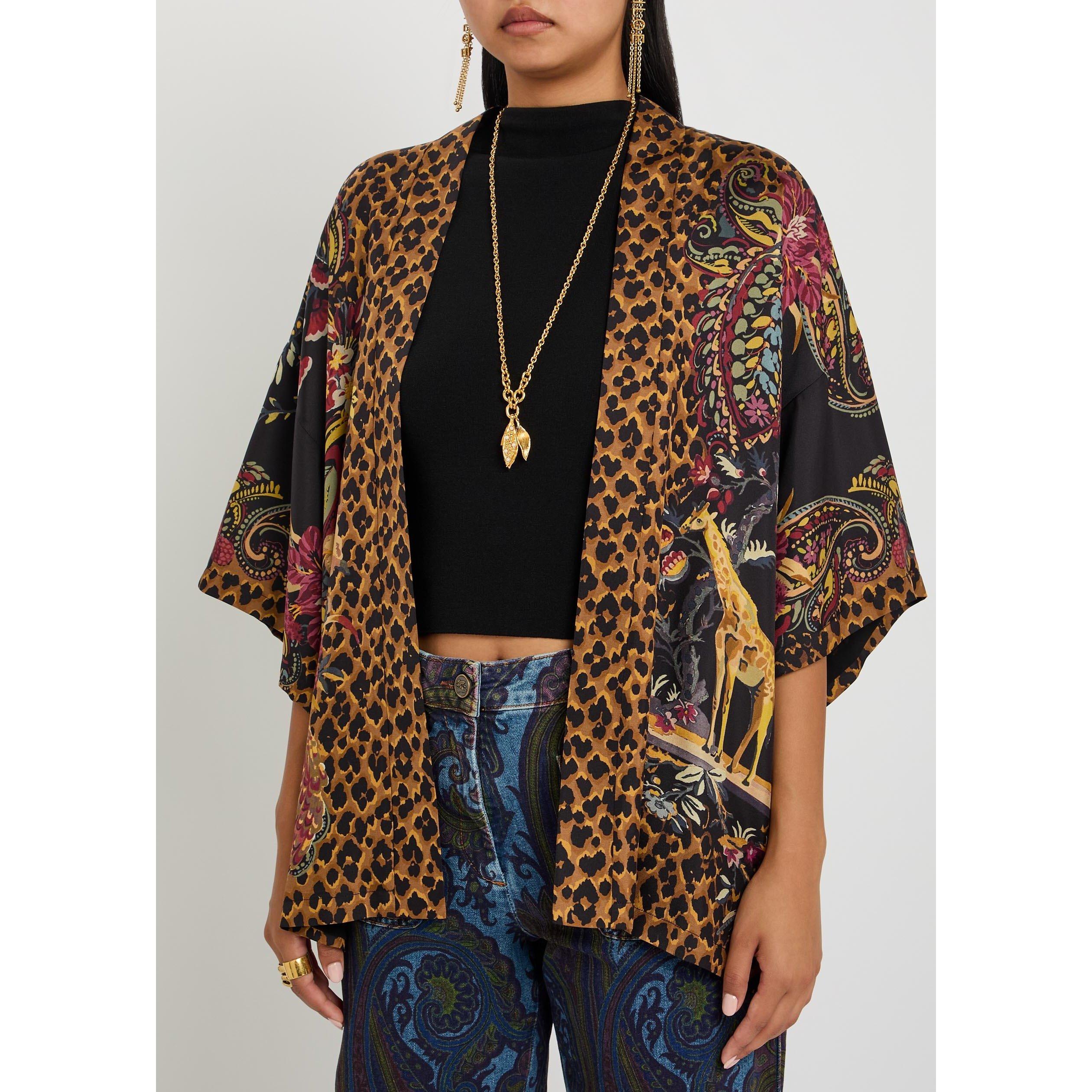 MULTICOLOURED - Etro - Women's Kesa Silk Softshell Jacket - 2