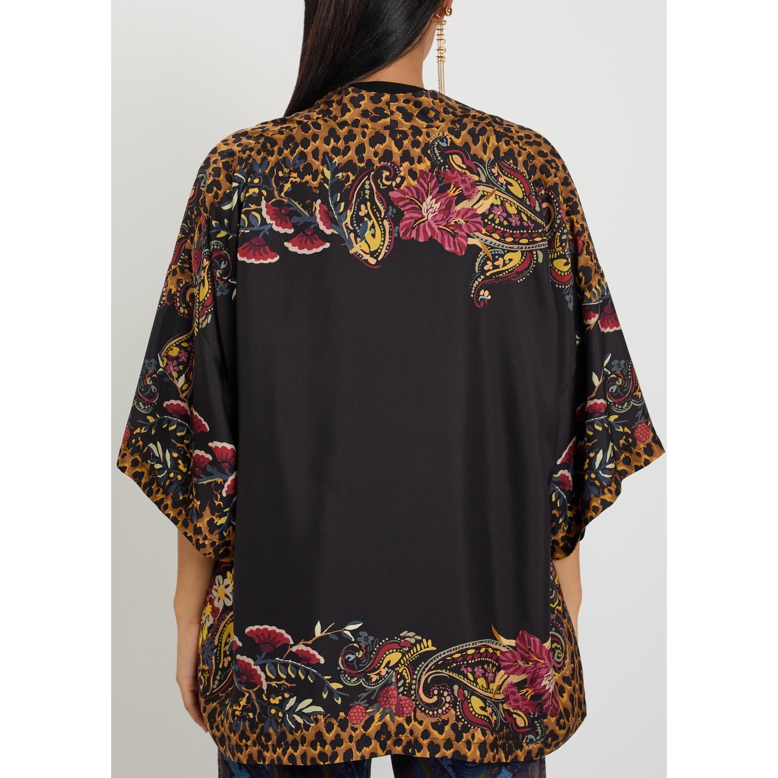 MULTICOLOURED - Etro - Women's Kesa Silk Softshell Jacket - 3
