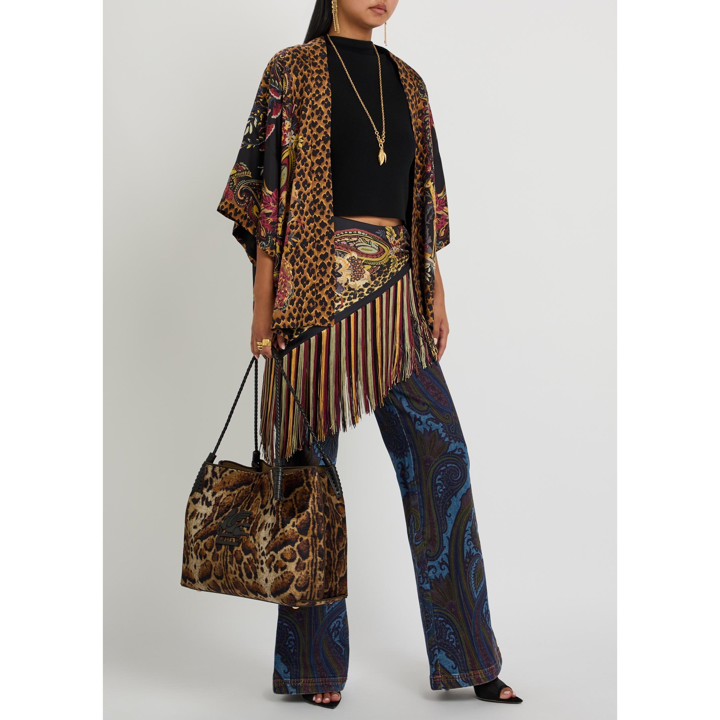 MULTICOLOURED - Etro - Women's Kesa Silk Softshell Jacket - 5