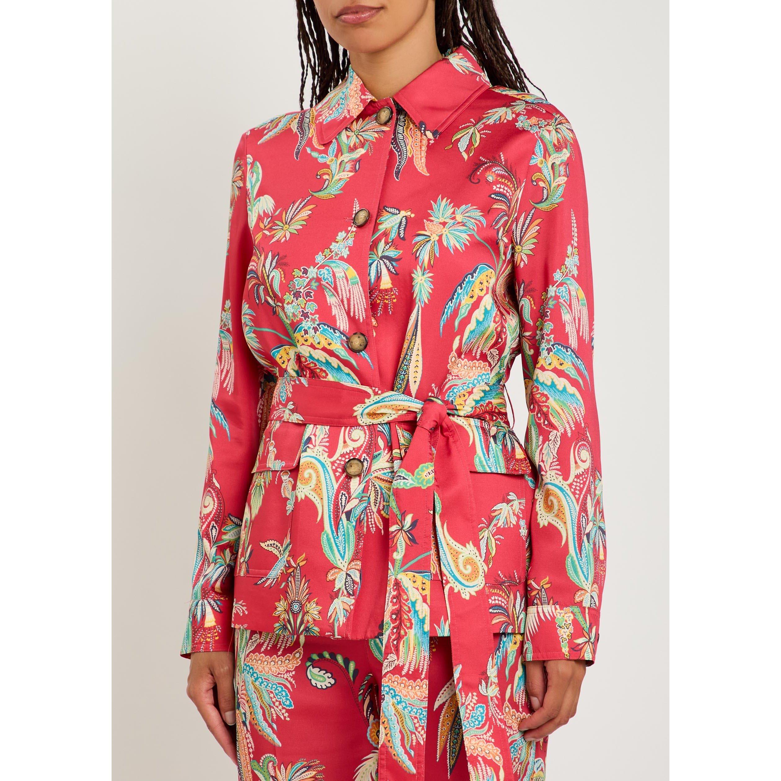 MULTICOLOURED - Etro - Women's Satin Jacket - 2