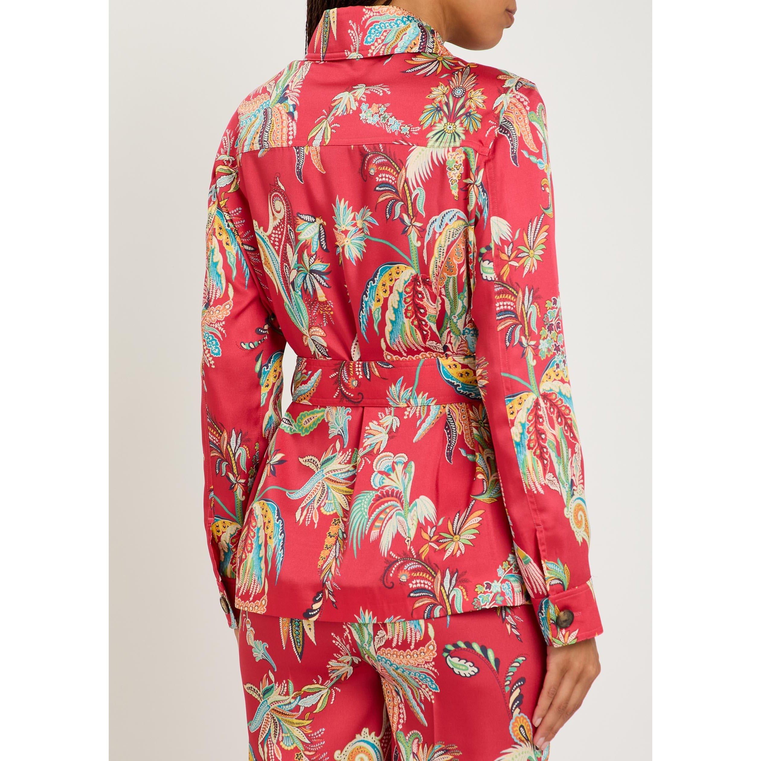 MULTICOLOURED - Etro - Women's Satin Jacket - 3