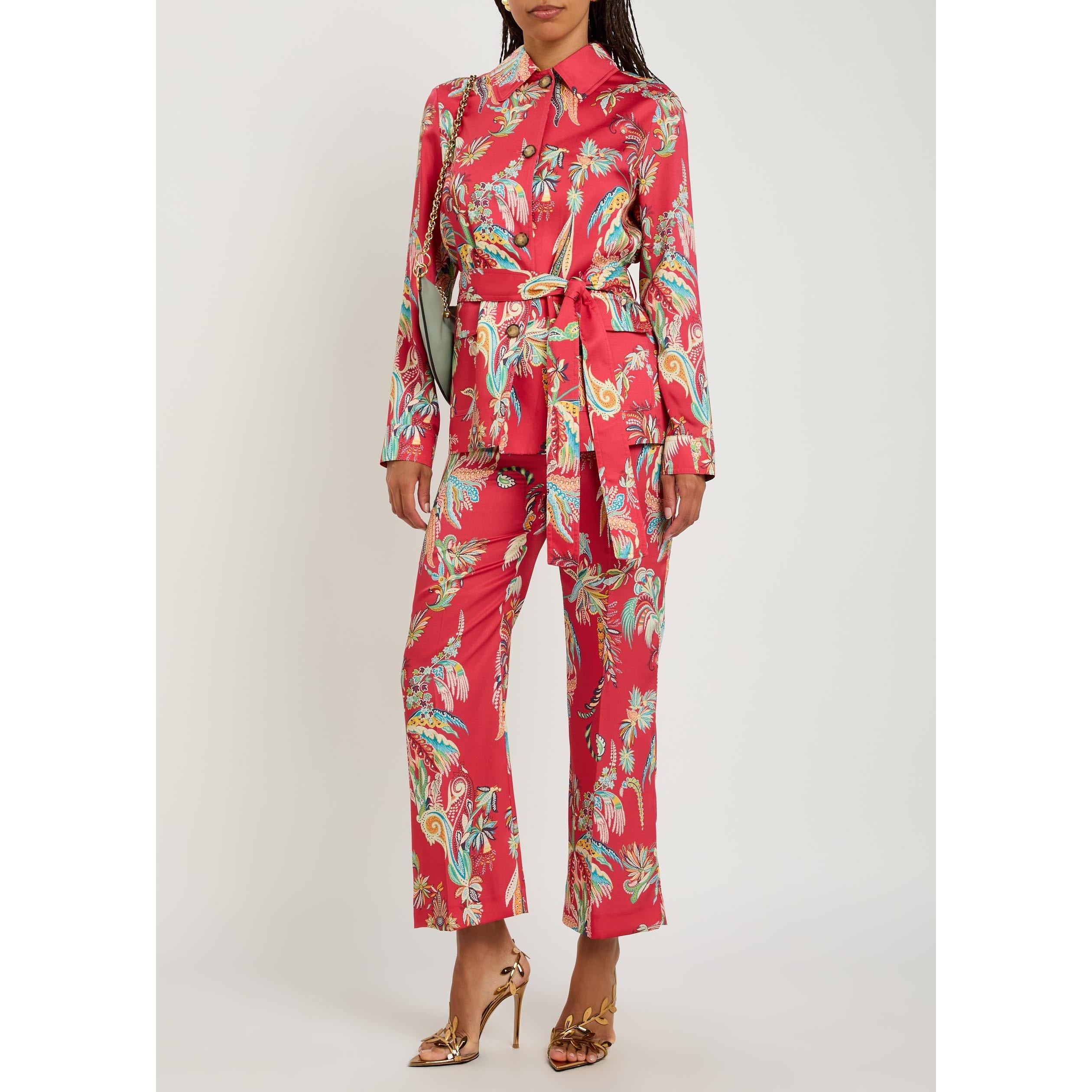 MULTICOLOURED - Etro - Women's Satin Jacket - 5