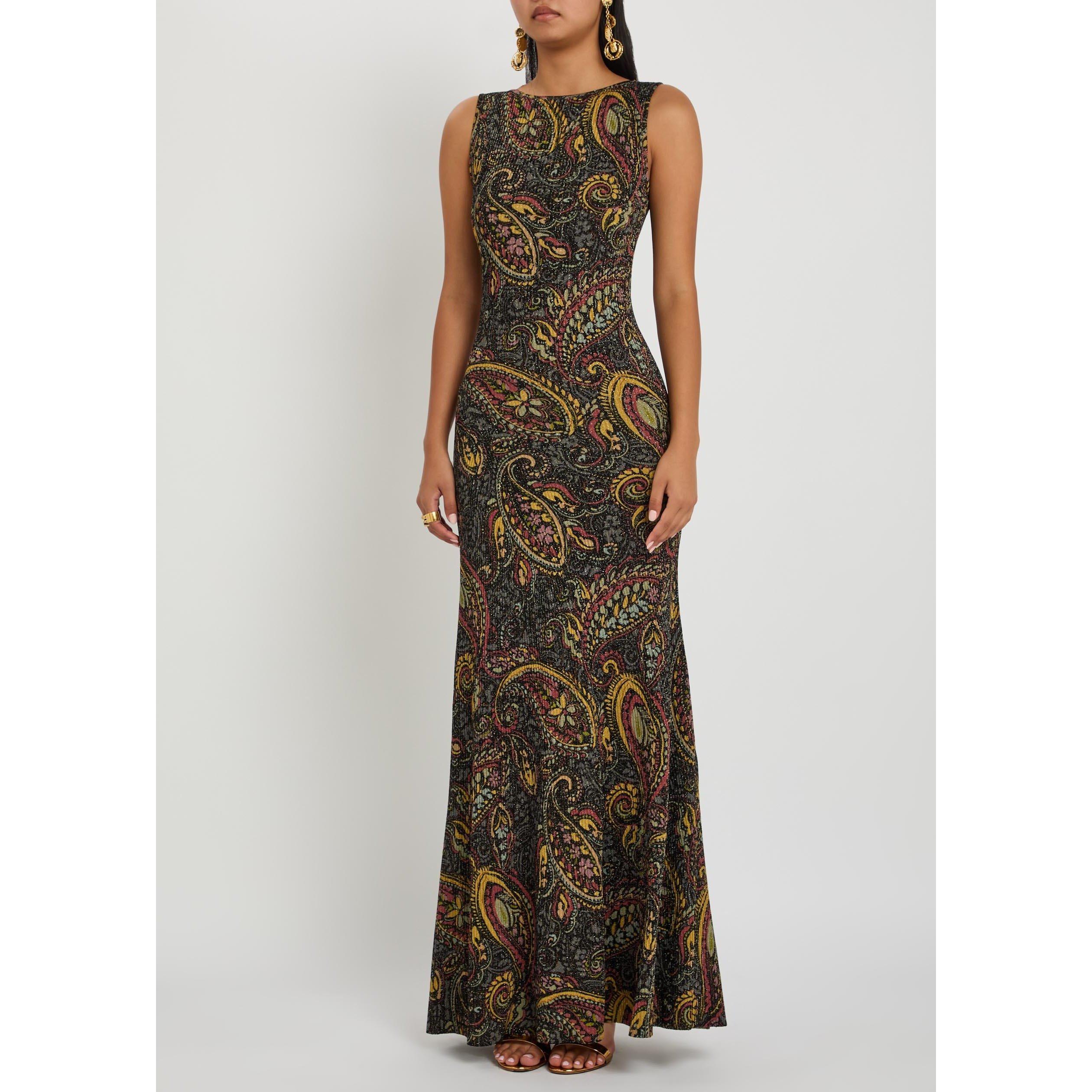 MULTICOLOURED - Etro - Women's Paisley Knitted Jumper Dress - 2