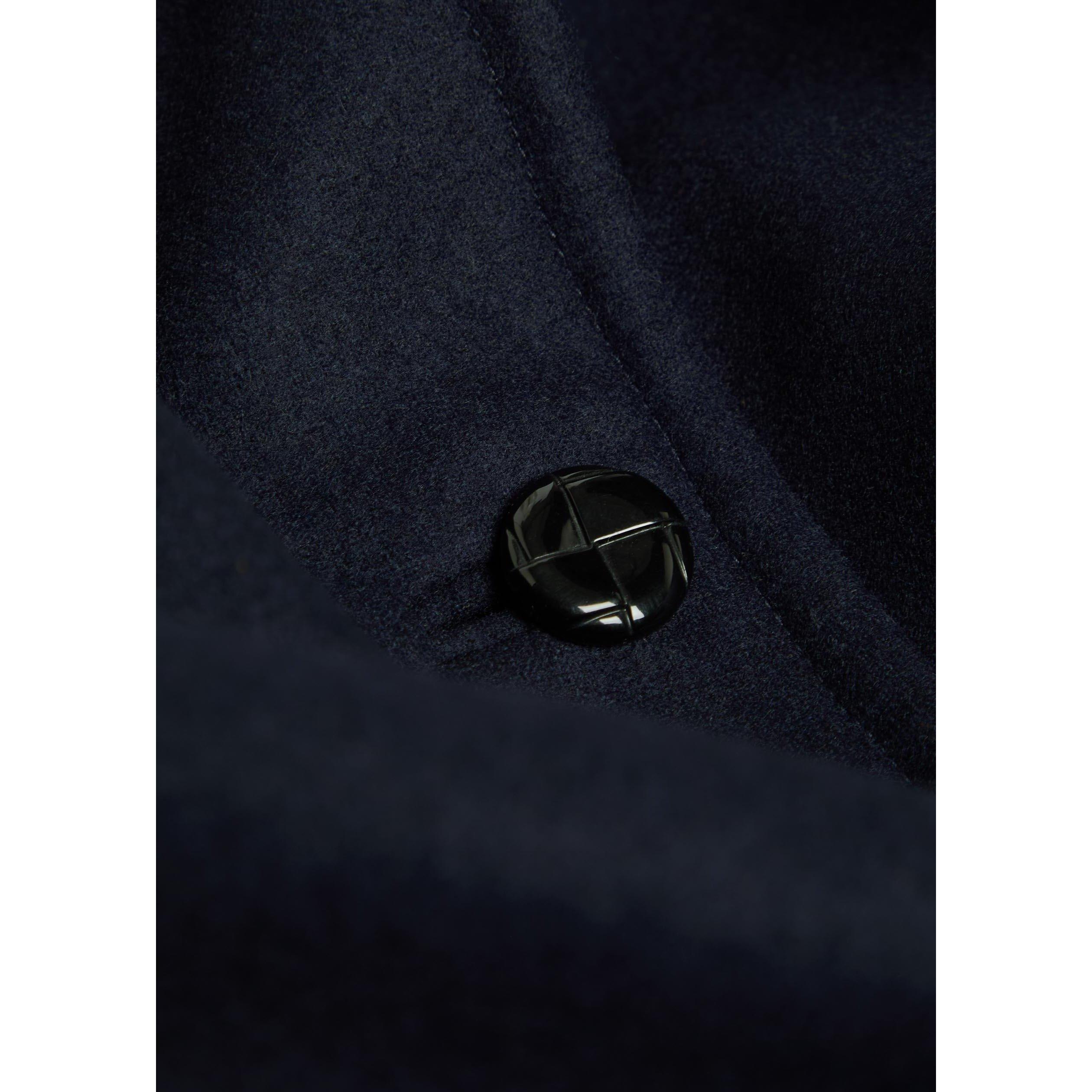 NAVY - Blaze Milano - Women's Nitak Woolly Oversized-Fit Trench Coat - 4