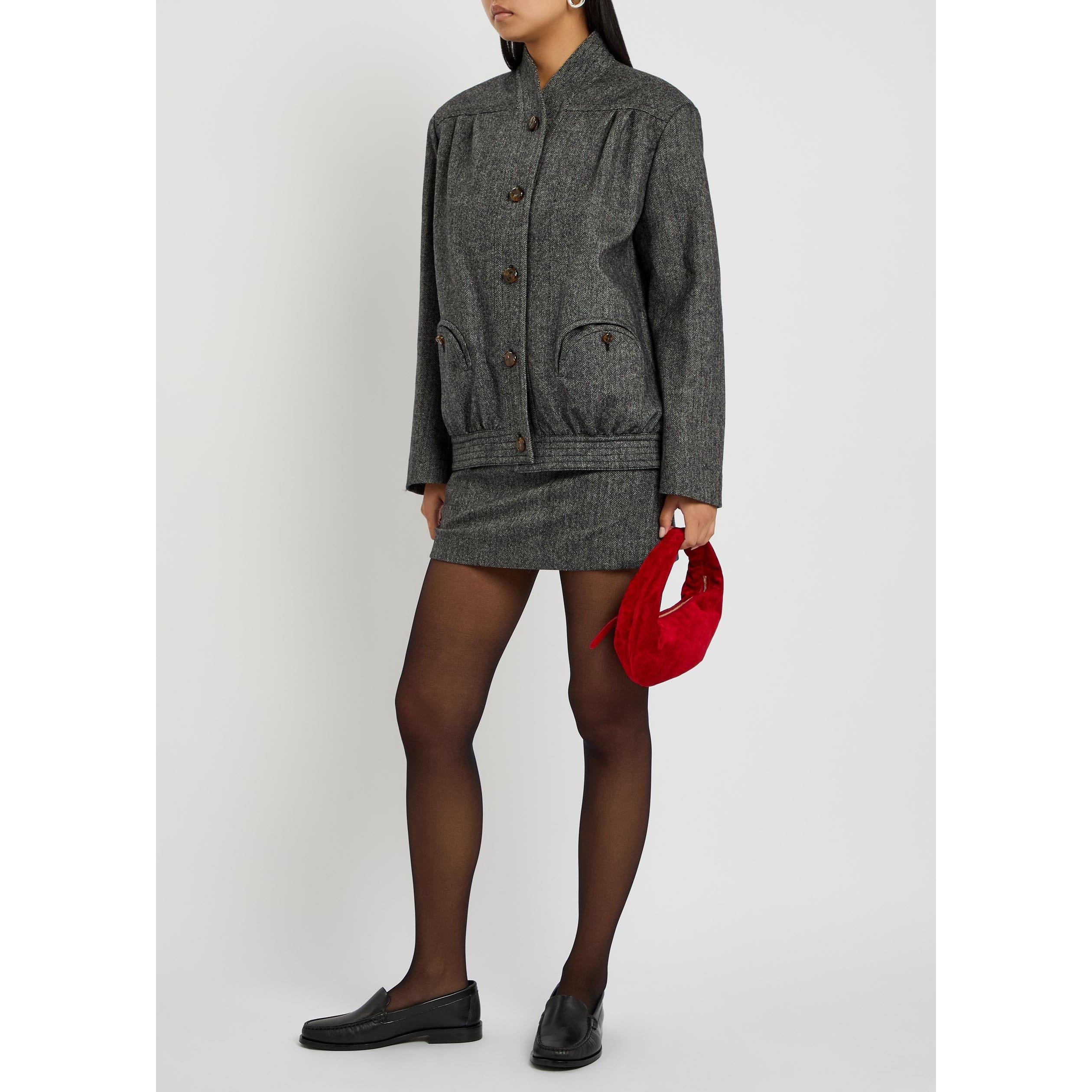 BLACK - Blaze Milano - Women's Coiba Oversized-Fit Bomber Jacket - 5