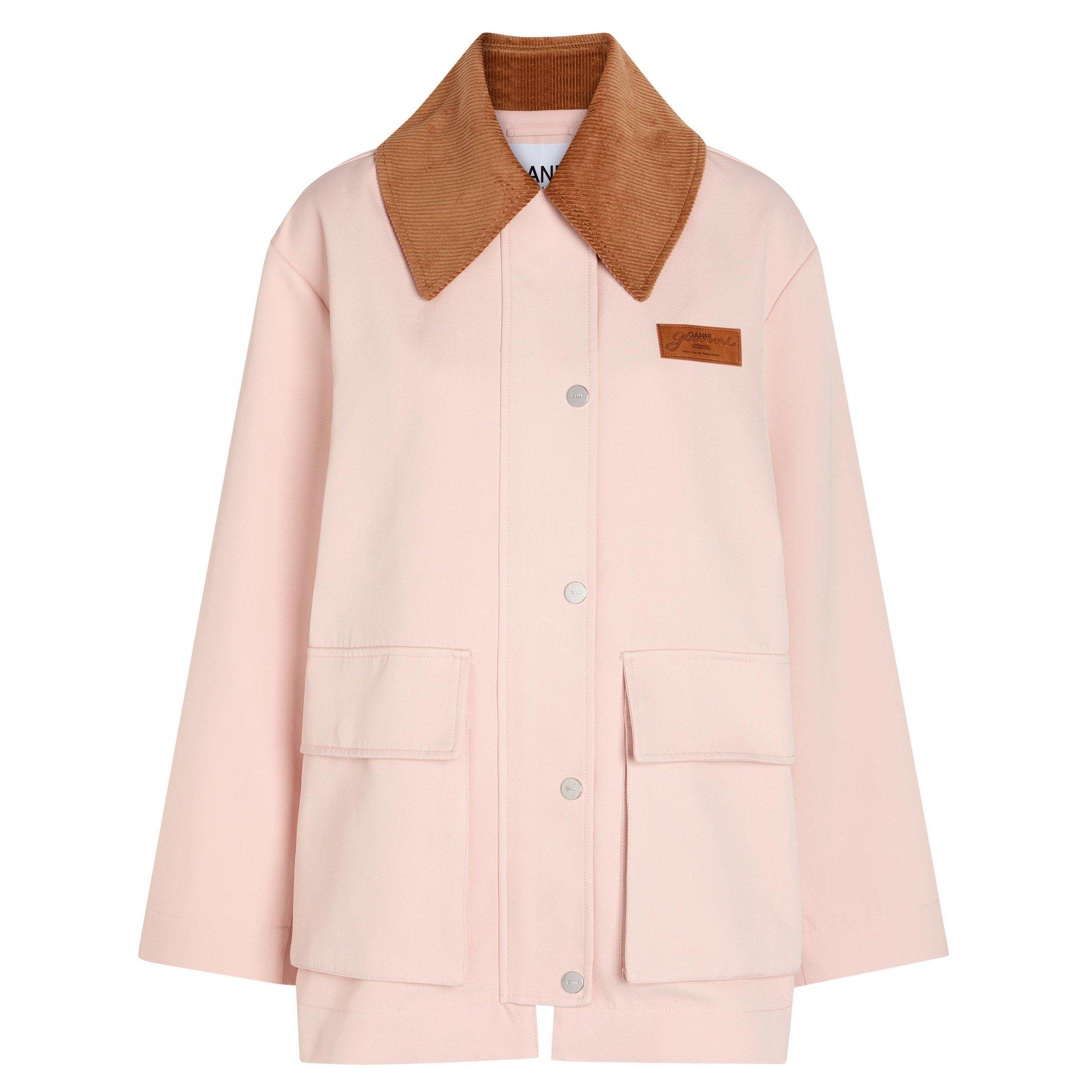 LIGHT PINK - Ganni - JKT Heavy Twill Jacket