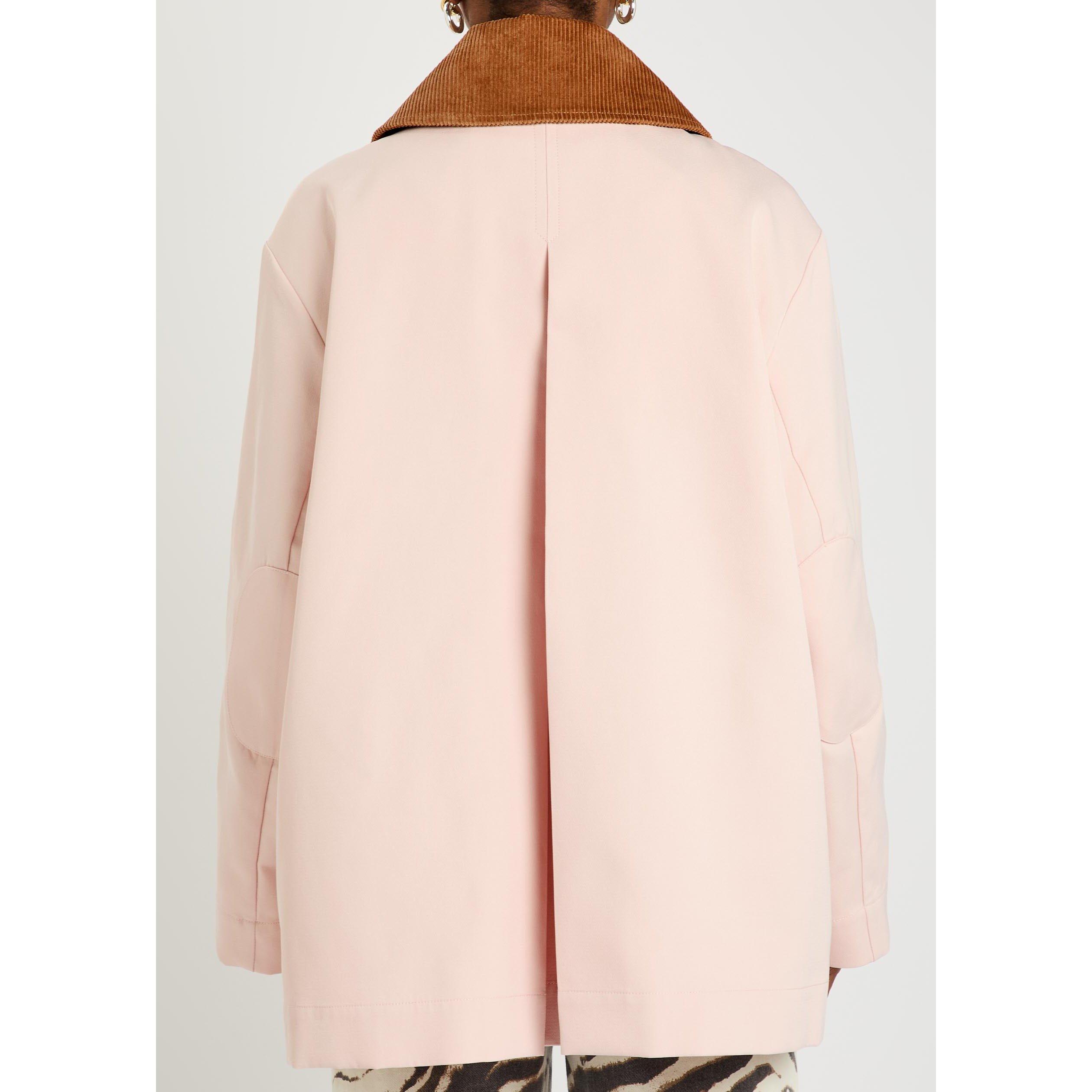 LIGHT PINK - Ganni - Women's Heavy Twill Barn Jacket - 3