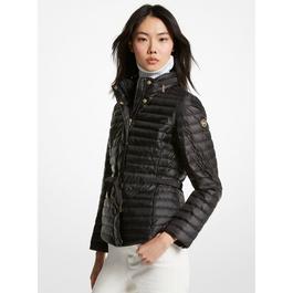 MICHAEL Michael Kors Belted Padded Jacket